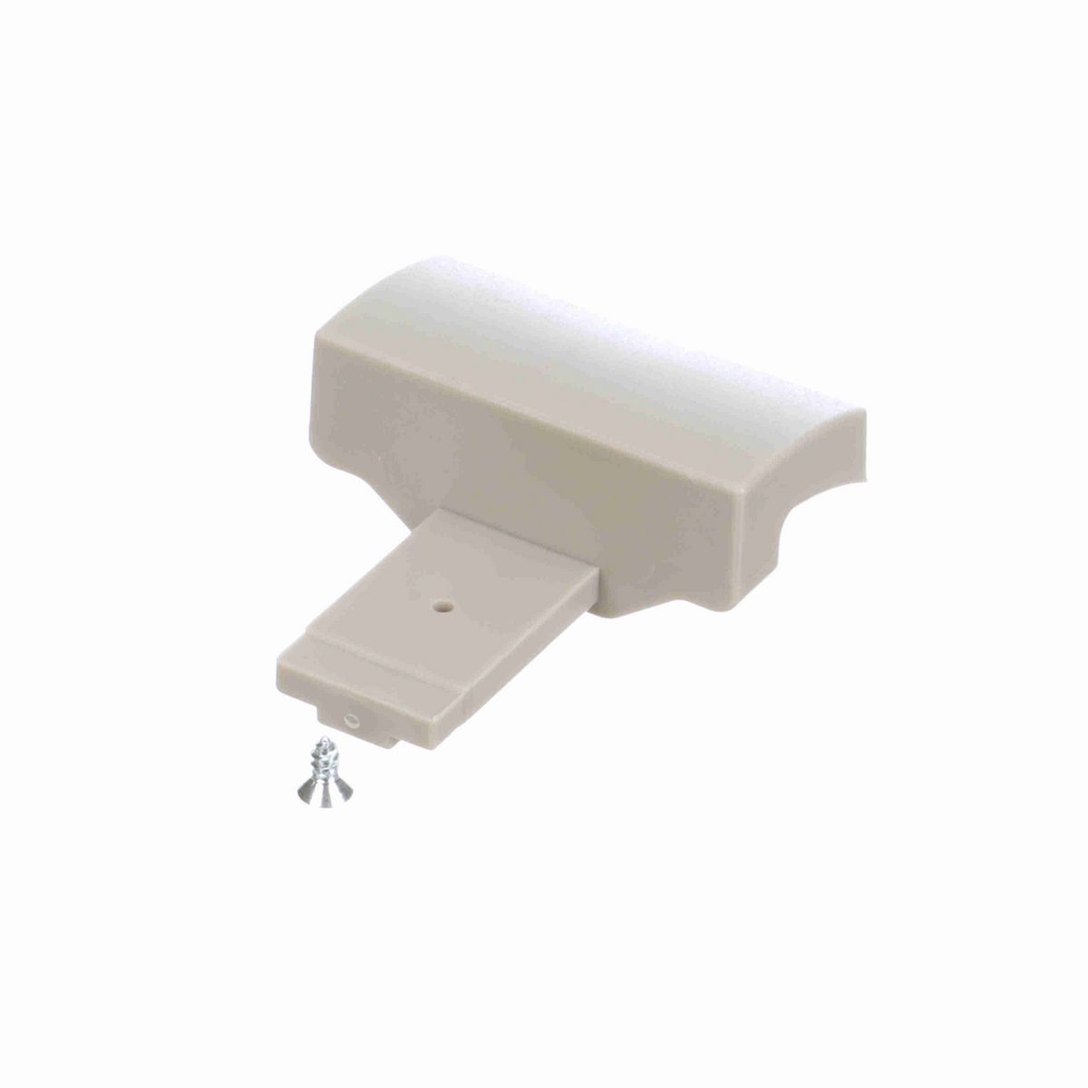 System Plast Nose/Side Plow: 0.87"W X 1.89"H X 2.17"L Gray Acetal - SHOE-48L25