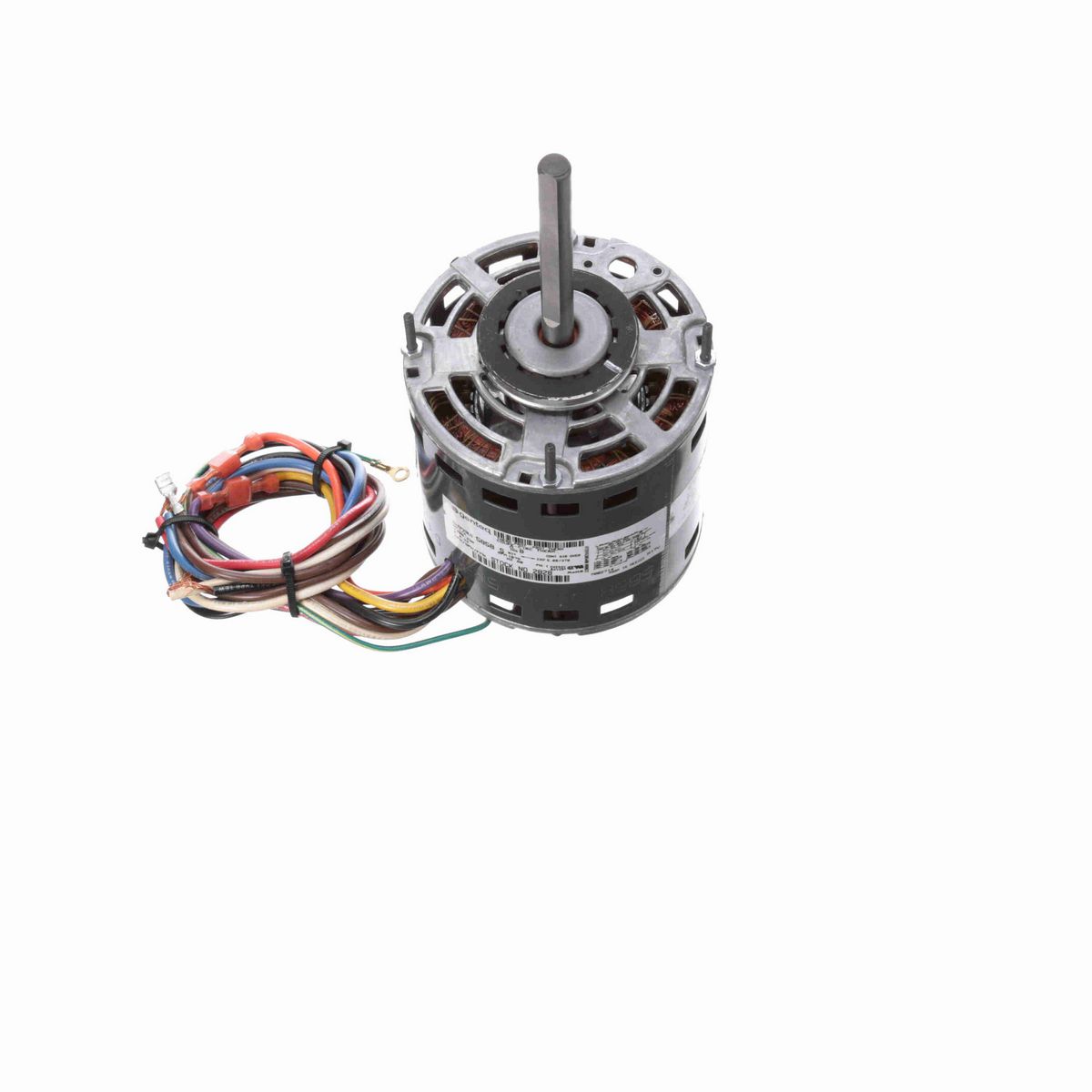 Genteq Fan and Blower Motor, 1/4 HP, 1 Ph, 60 Hz, 208-230 V, 1075 RPM, 3 Speed, 42 Frame, OPAO - 2828