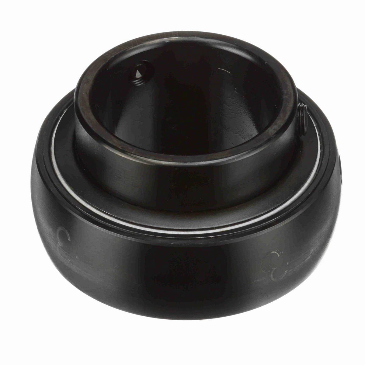 Sealmaster Mounted Insert Only Ball Bearing - 52100 Bearing Steel, Black Oxided - Setscrew Lock - 1-2