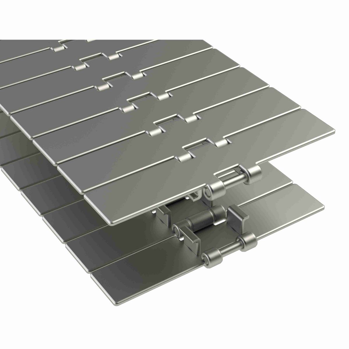 Rexnord 815TAB Straight Running Solid Top, Material: Carbon Steel, Width: 7.5in, Pitch: 1.5in - 763.93.72