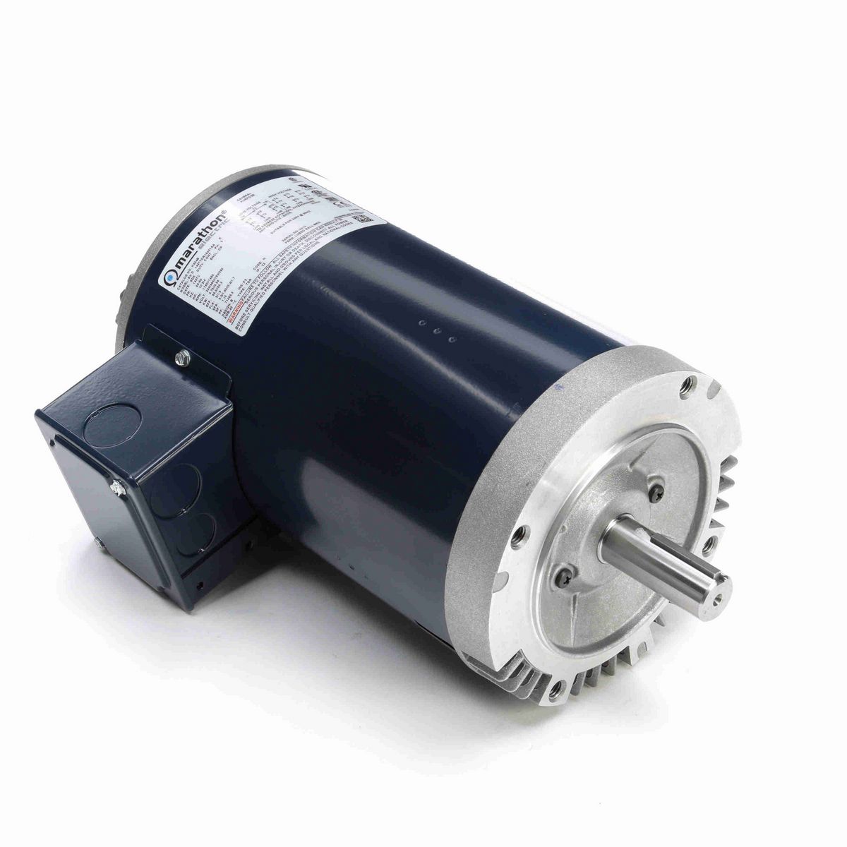 LEESON General Purpose Motor, 1 & 0.75 HP, 3 Ph, 60 & 50 Hz, 230/460 & 190/380 V, 1800 & 1500 RPM, 143TC Frame, DP - K634B