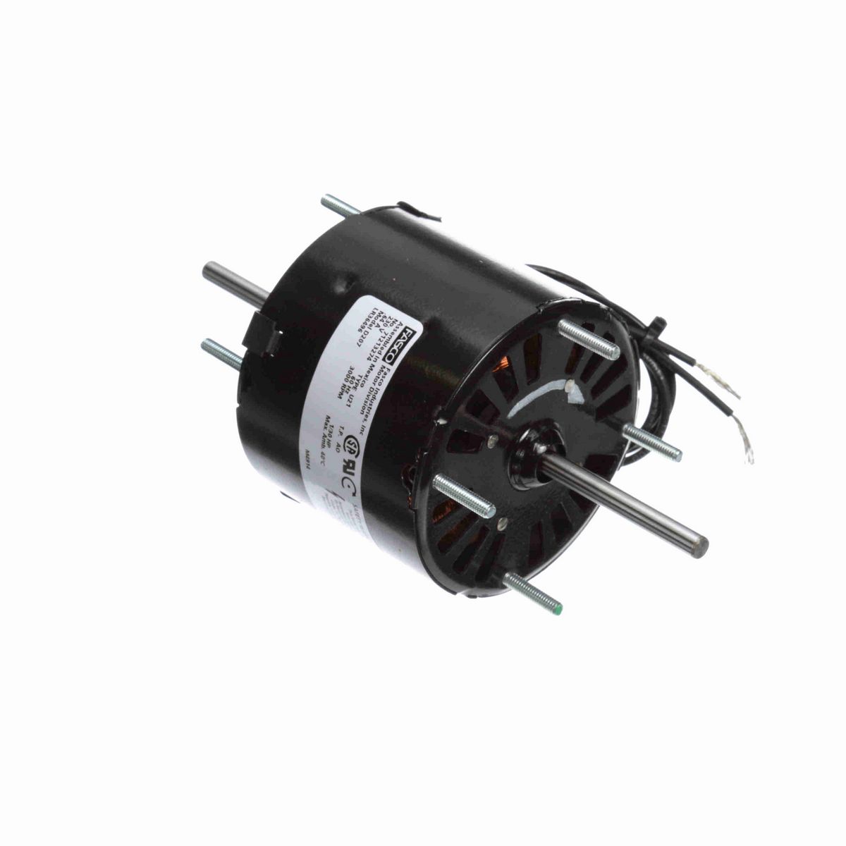 FASCO Fan and Blower Motor, 1/30 HP, 1 Ph, 60 Hz, 230 V, 3000 RPM, 1 Speed, 3.3" Diameter, OAO - D207