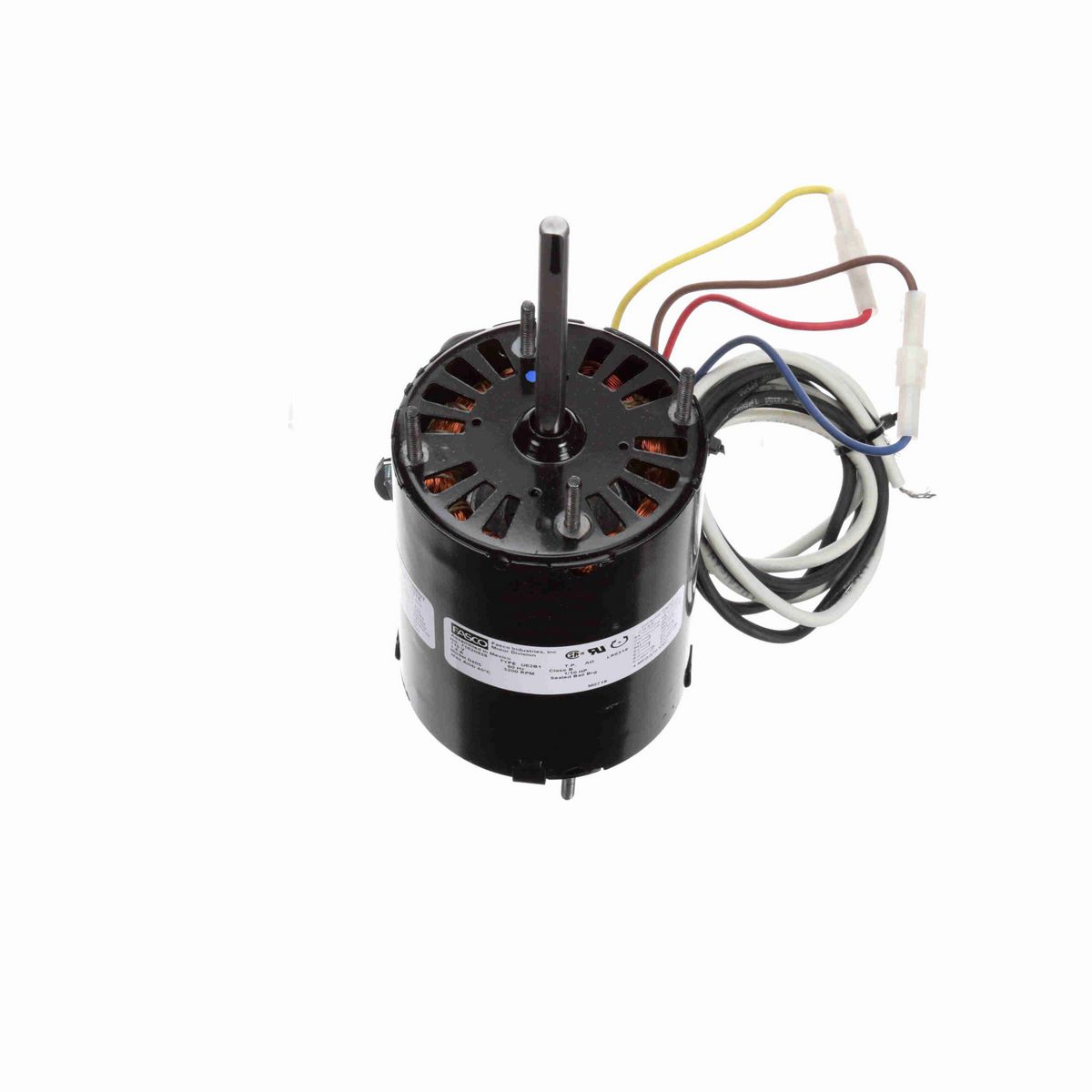 FASCO OEM Replacement Motor, 1/10 HP, 1 Ph, 60 Hz, 115 V, 3200 RPM, 1 Speed, 3.3" Diameter, OAO - D405