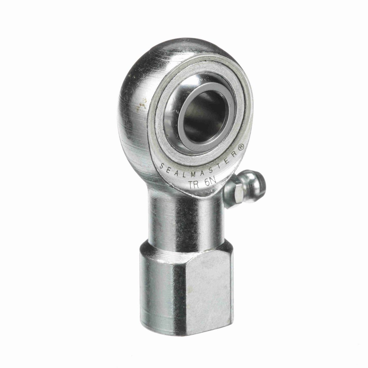 Sealmaster Female Rod End Bearing - Three-Piece Greasable Carbon Steel Race - TR 6N