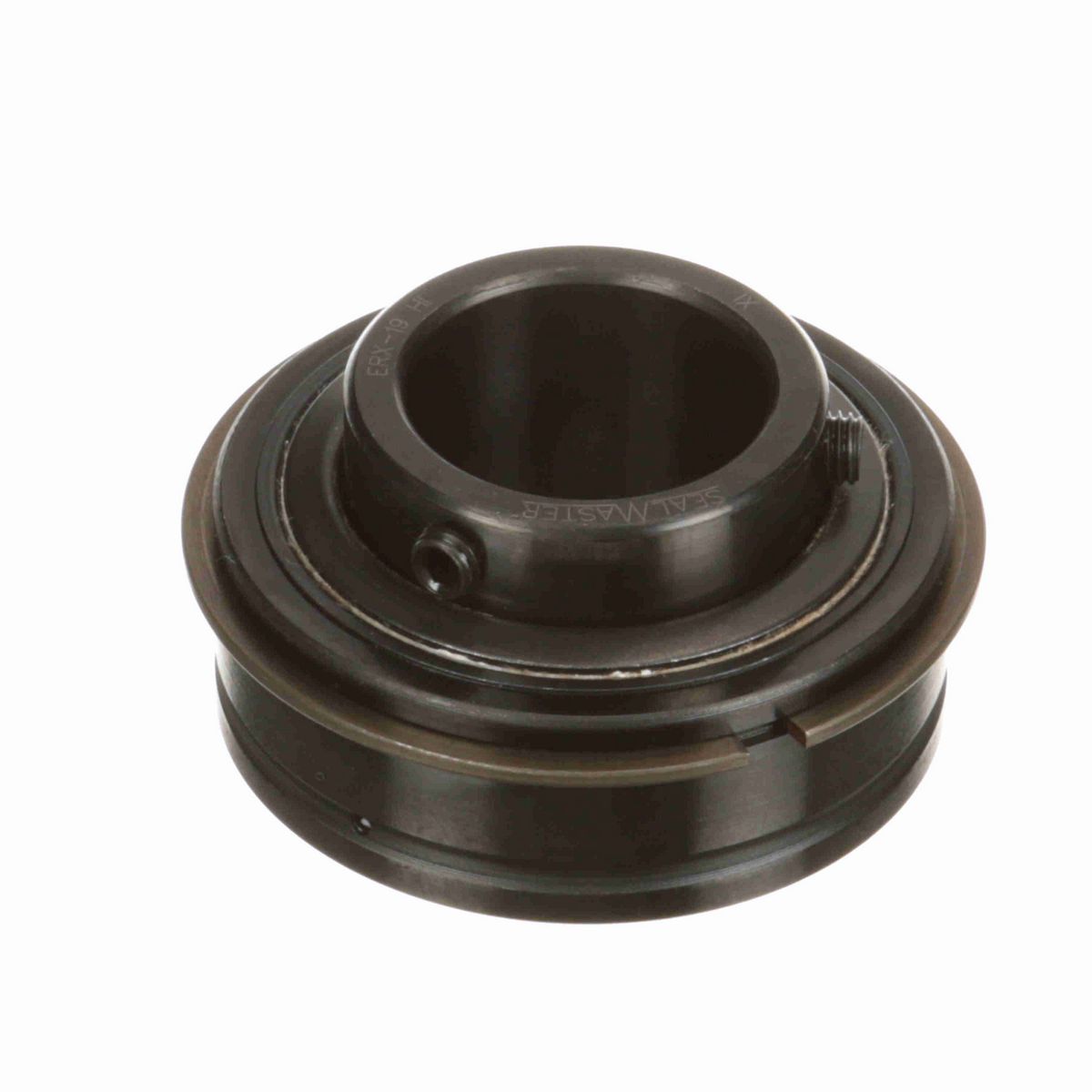 Sealmaster Mounted Insert Only Ball Bearing - 52100 Bearing Steel, Black Oxided - Setscrew Lock - High Temperature - ERX-19 HI