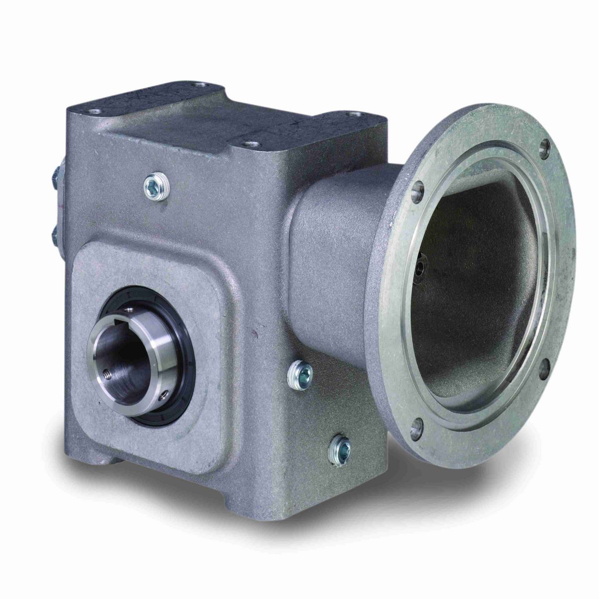Grove Gear EL Series - Aluminum Worm Gear Reducers Aluminum Single-Reduction Worm Reducer - EL-HM852-80-H_-180-55