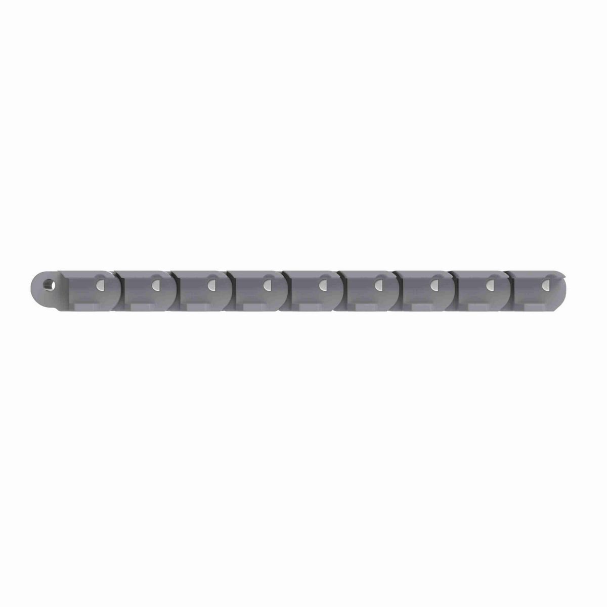 Rexnord 882TAB Side-flexing Solid Top, Material: Silver Platinum Series™ X, Width: 3.25in, Pitch: 1.5in - 10288396