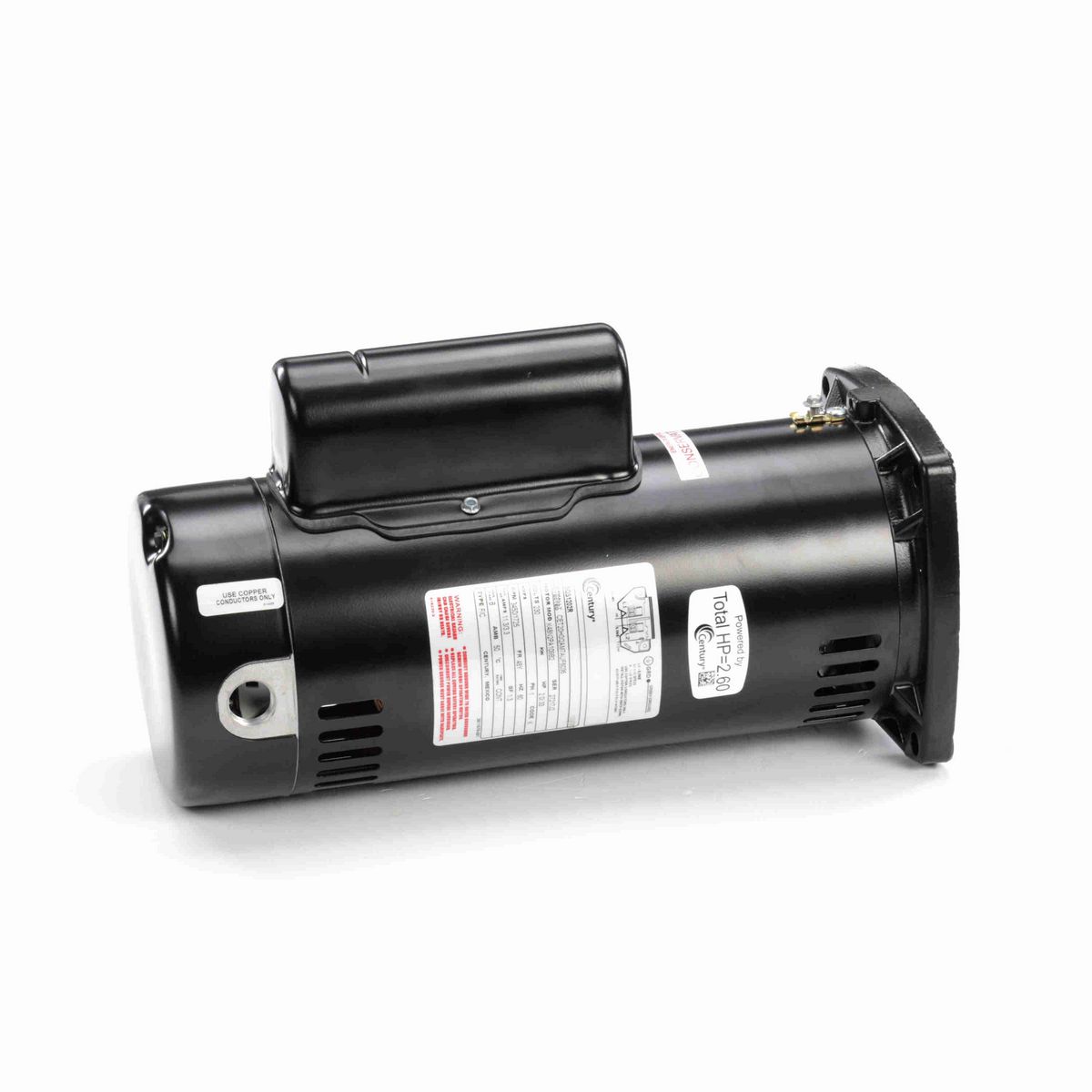 Century Pool Pump Motor, 2.0/.33 HP, 1 Ph, 60 Hz, 230 V, 3600 RPM, 48Y Frame, ODP - SQS1202R