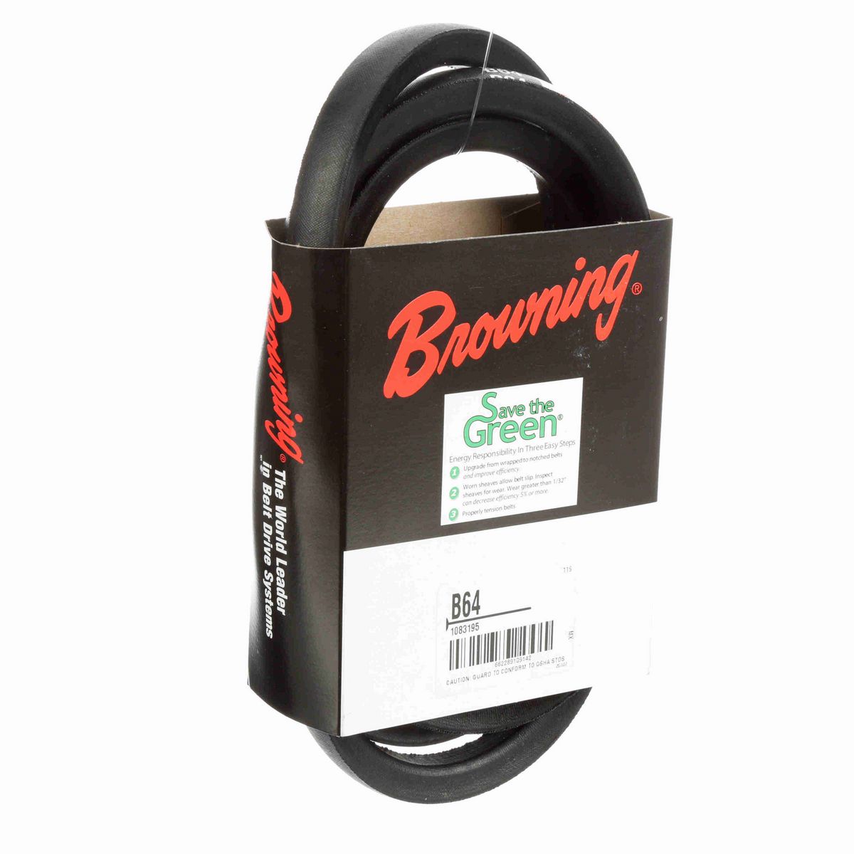 Browning Neoprene Wrapped Belt 95% Efficient - B64