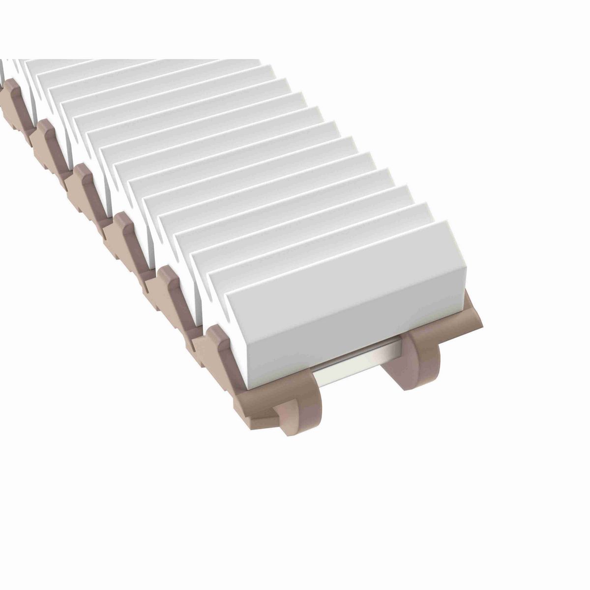 Rexnord 882TAB SideGrip™ Side-flexing, Material: Tan Low Friction, Width: 3.75in, Pitch: 1.5in - LF882-SJ