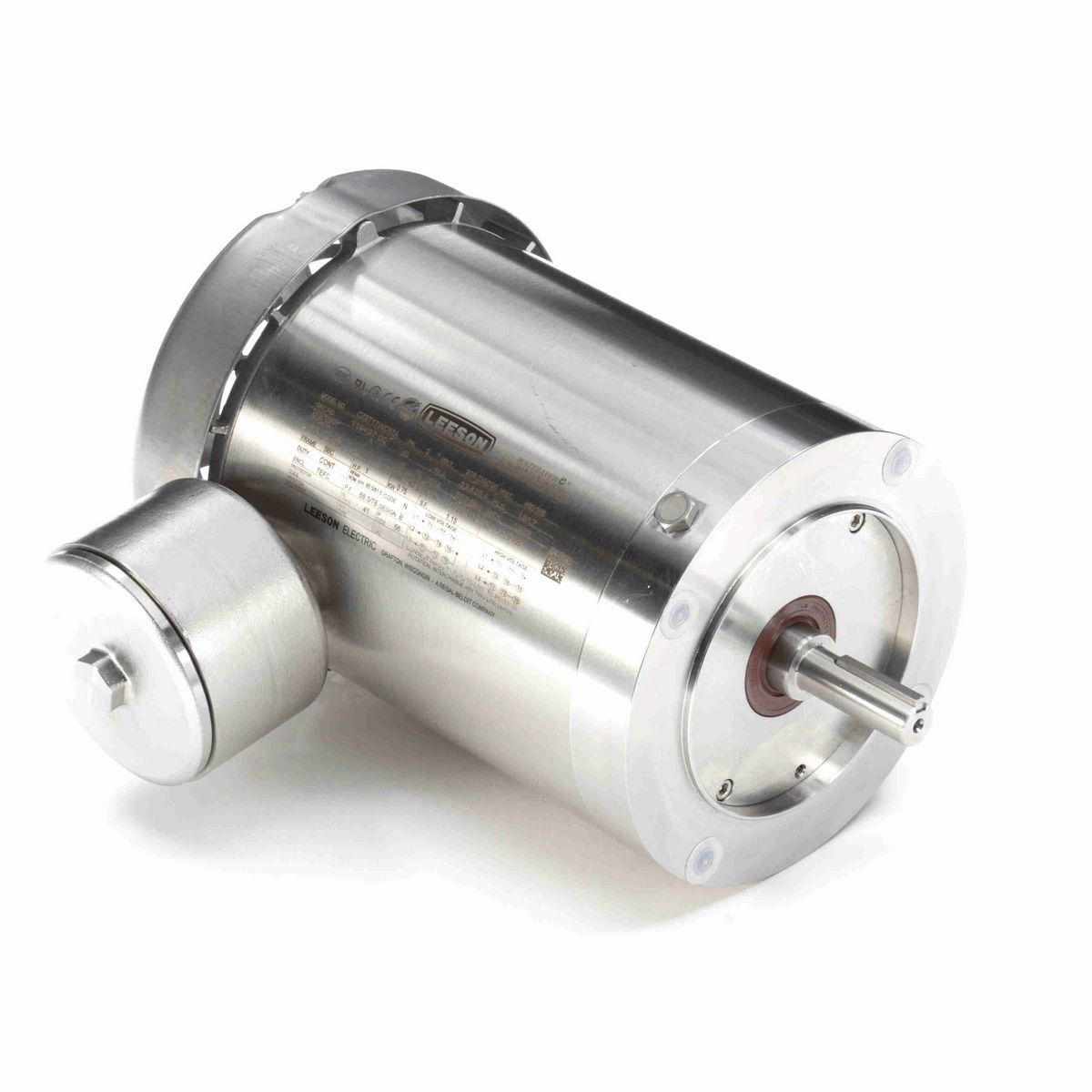LEESON Premium Duck™ General Purpose Motor, 1 & 1 HP, 3 Ph, 60 & 50 Hz, 230/460 & 190/380 V, 1800 & 1500 RPM, 56C Frame, TEFC - 119497.00