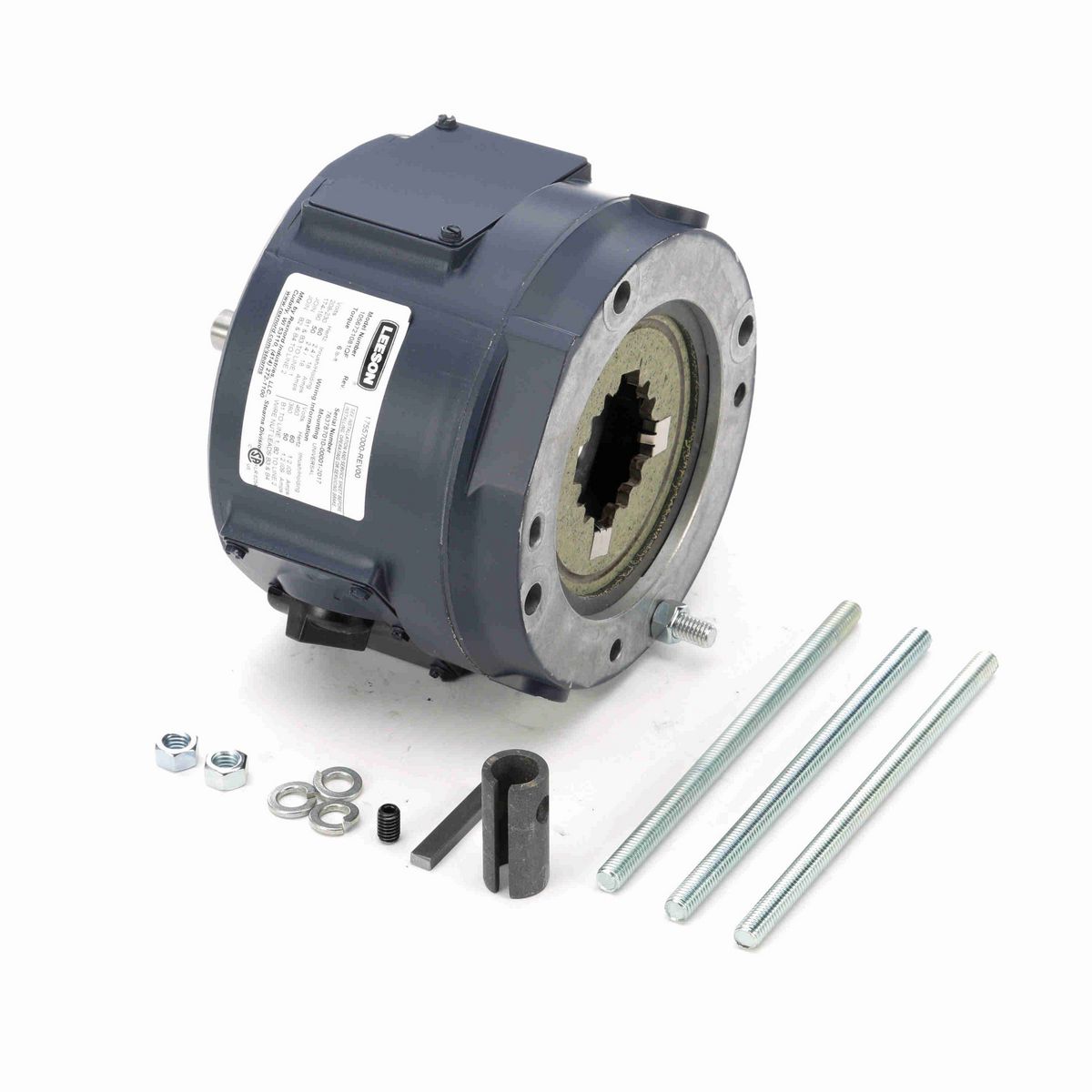 LEESON 6 LB-FT COUPLER BRAKE.56C/143-5TC.NEMA3/IP23.230/460V.1PH.ALUMINUM STEARNS 1056721081QF - 175570.00