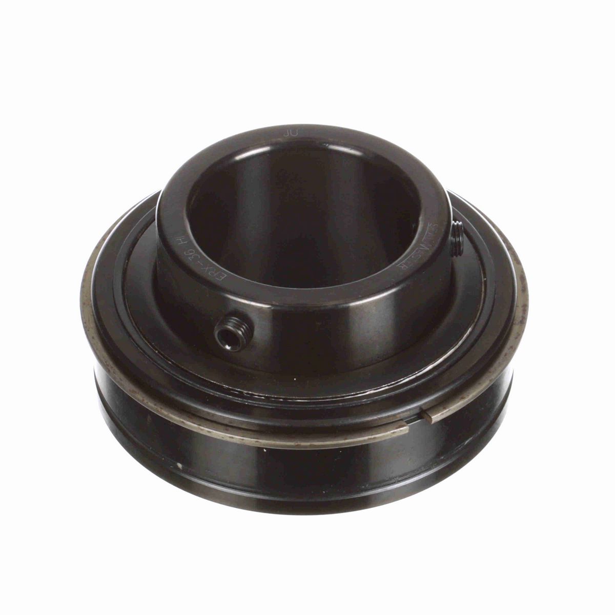 Sealmaster Mounted Insert Only Ball Bearing - 52100 Bearing Steel, Black Oxided - Setscrew Lock - High Temperature - ERX-36 HI