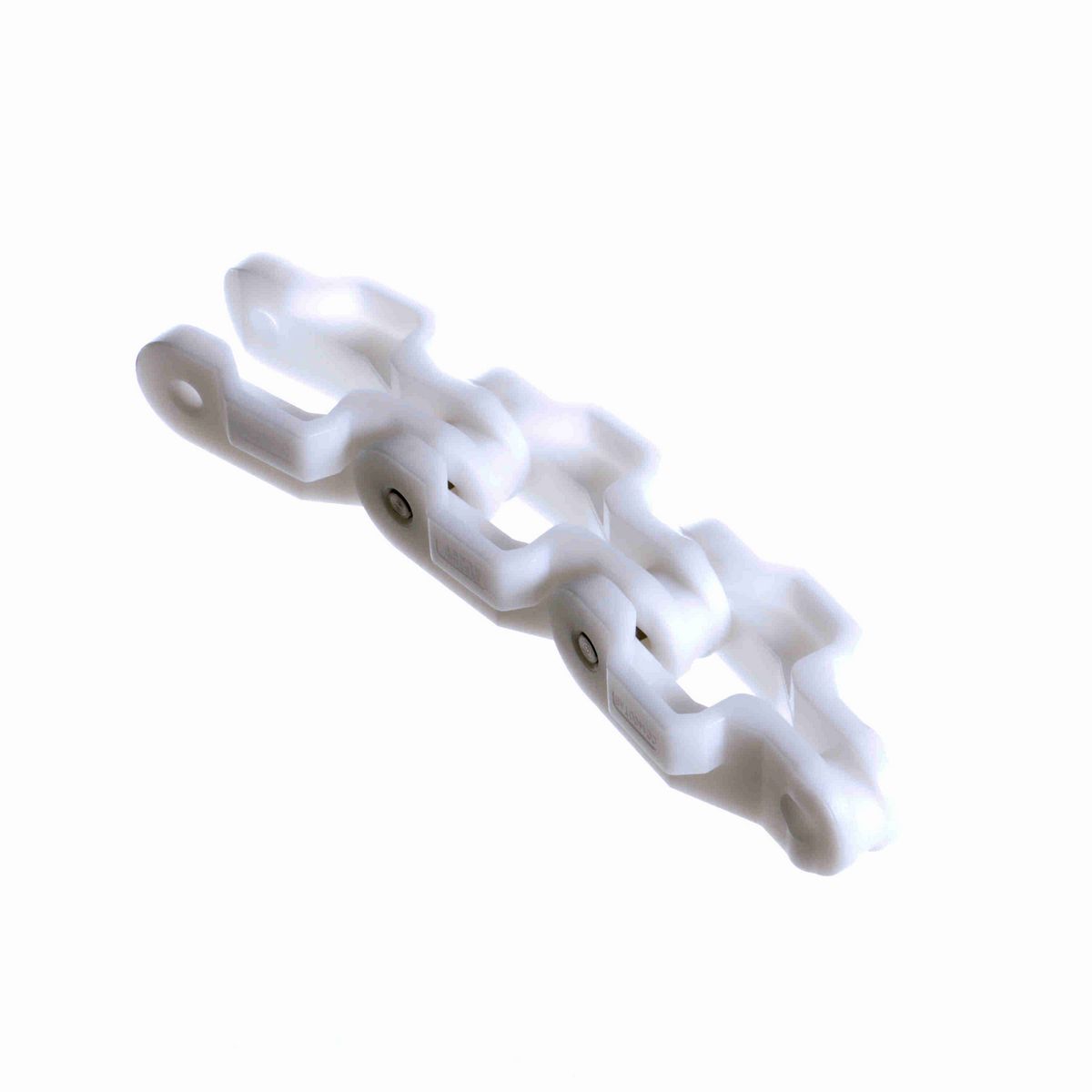 System Plast 1400TAB Side-flexing Solid Top, Material: White Low Friction, Width: 65.5mm, Pitch: 3.25in - LFW1400TAB