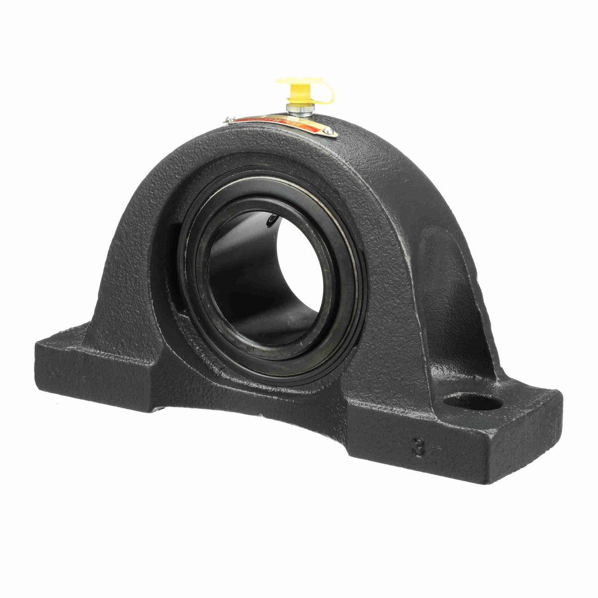 Sealmaster Mounted Cast Iron Two Bolt Pillow Block Ball Bearing - 52100 Bearing Steel, Black Oxided - Setscrew Lock - NP-32R