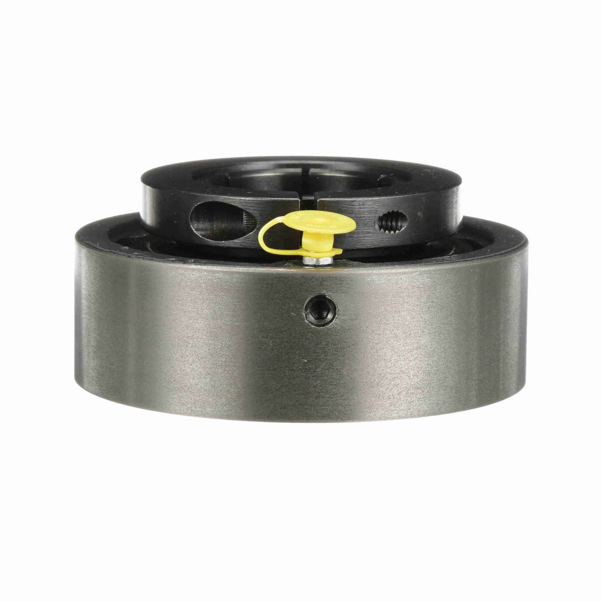 Sealmaster Mounted Cast Iron Cylindrical Cartridge Ball Bearing - 52100 Bearing Steel, Black Oxided - Concentric Lock - MSC-31T