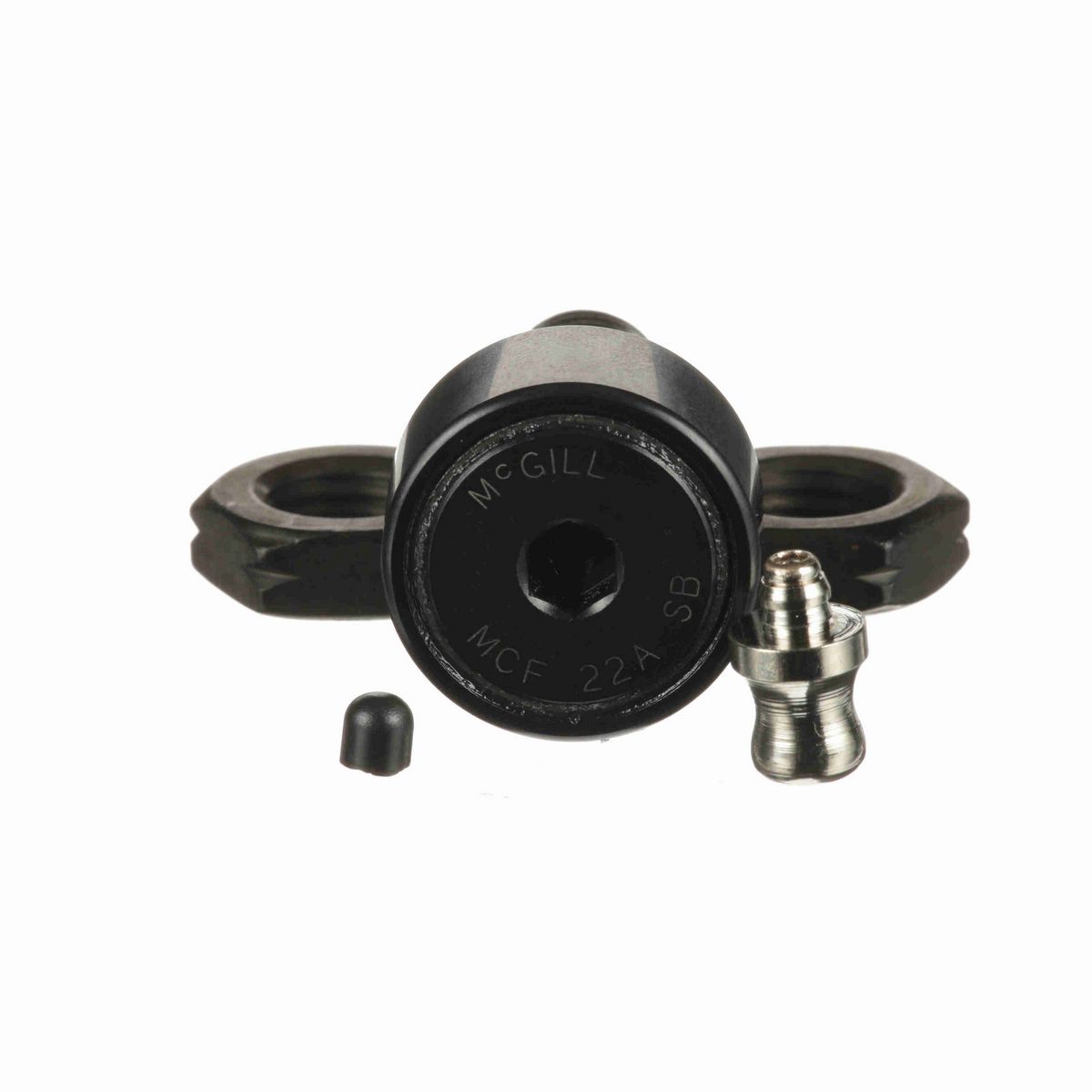 Опорный ролик с цапфой McGill CAMROL MCF 22A SB, бочкообразный, с уплотнением, с шестигранным отверстием, метрический