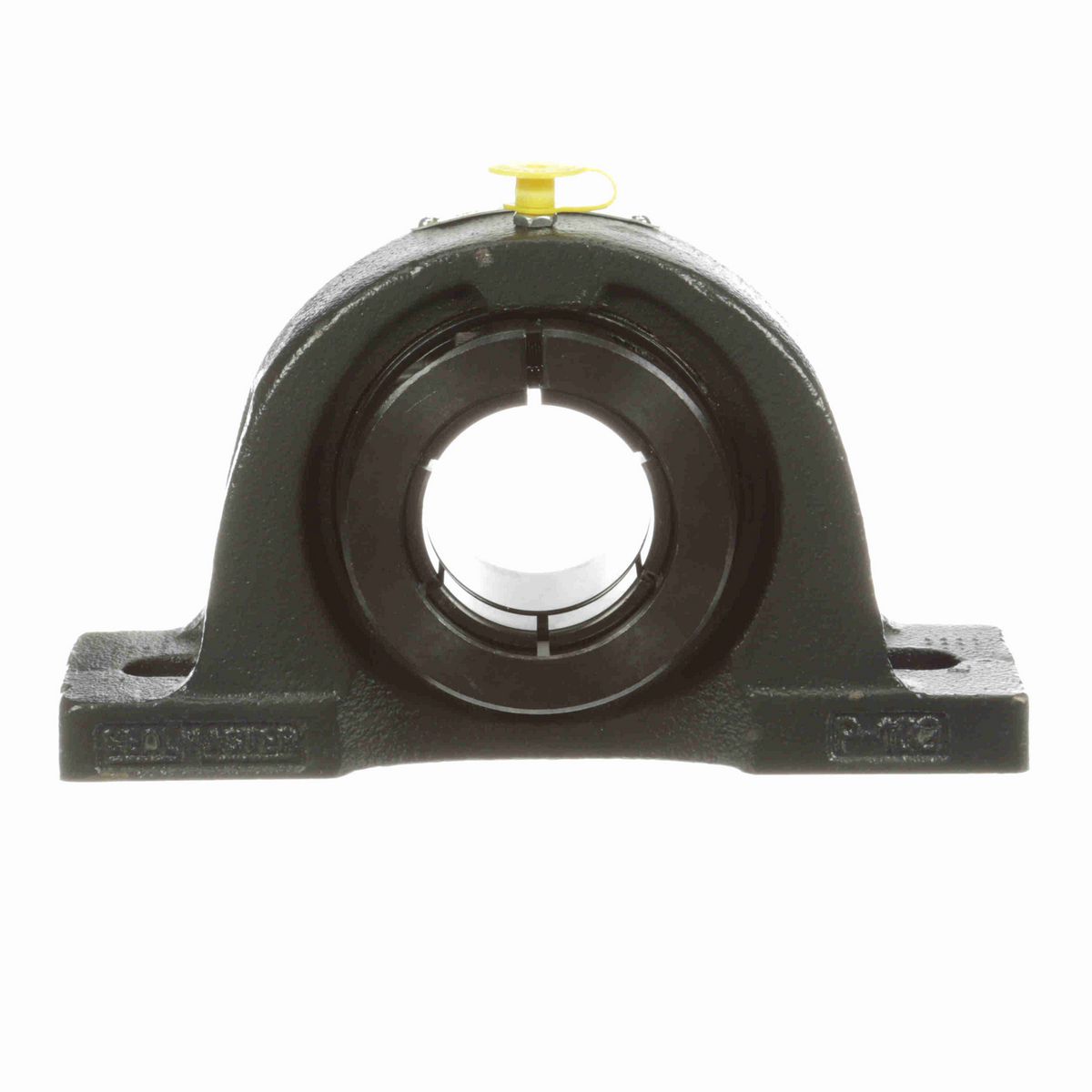 Sealmaster Mounted Cast Iron Two Bolt Low Base Pillow Block Ball Bearing - 52100 Bearing Steel, Black Oxided - Concentric Lock - NPL-28TC