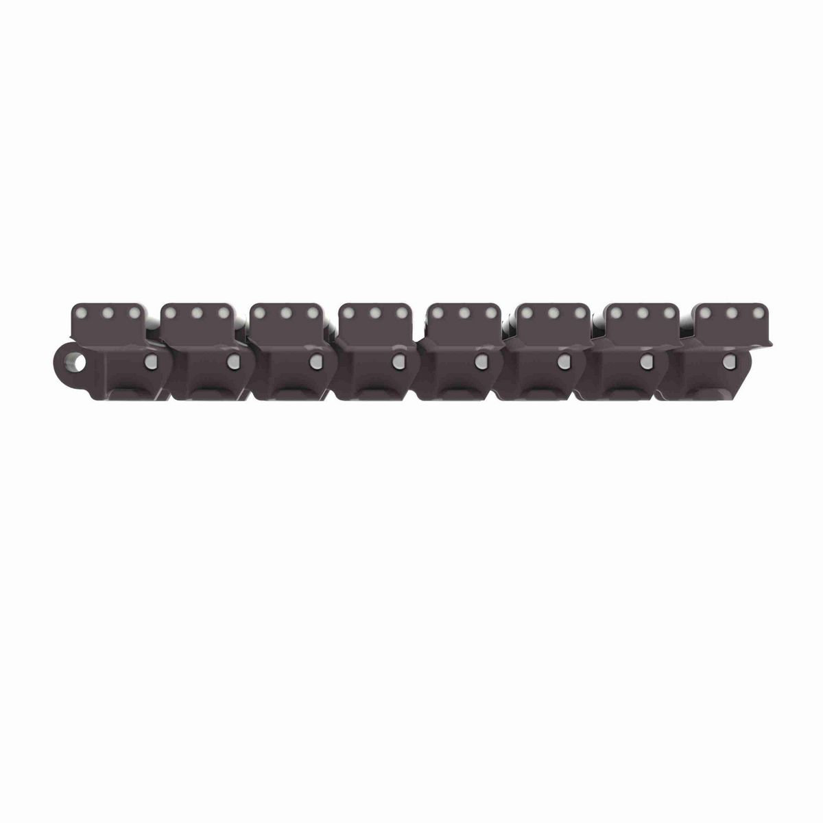 Rexnord 882TAB LBP Side-flexing Low Backline Pressure, Material: Brown High Performance, Width: 7.5in, Pitch: 1.5in - 10383792