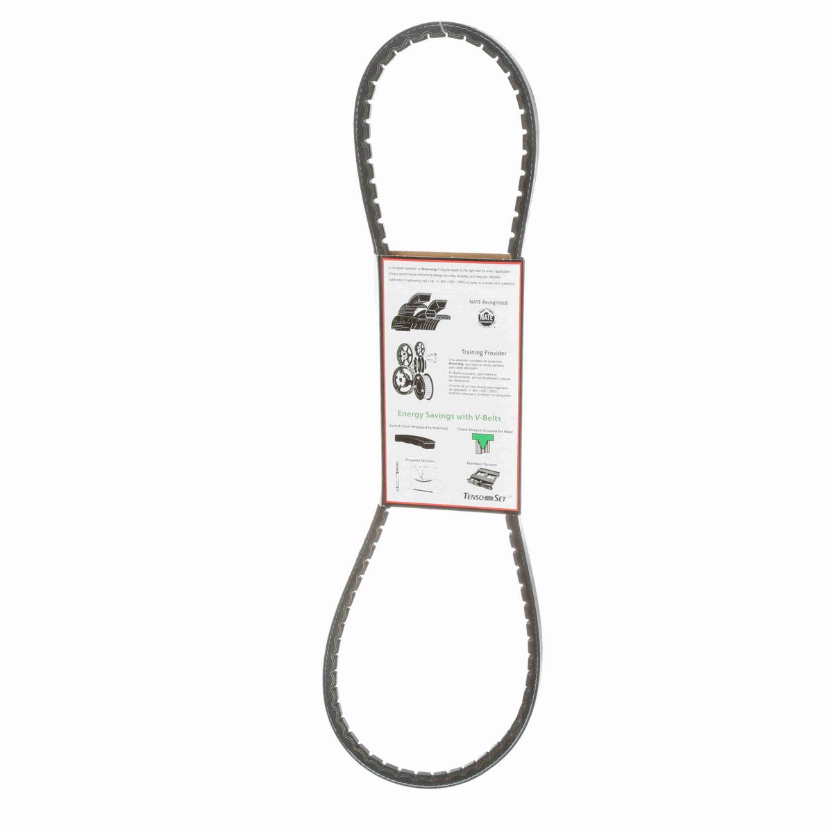 Browning EPDM Notched Belt 98% Efficient - 3VX425