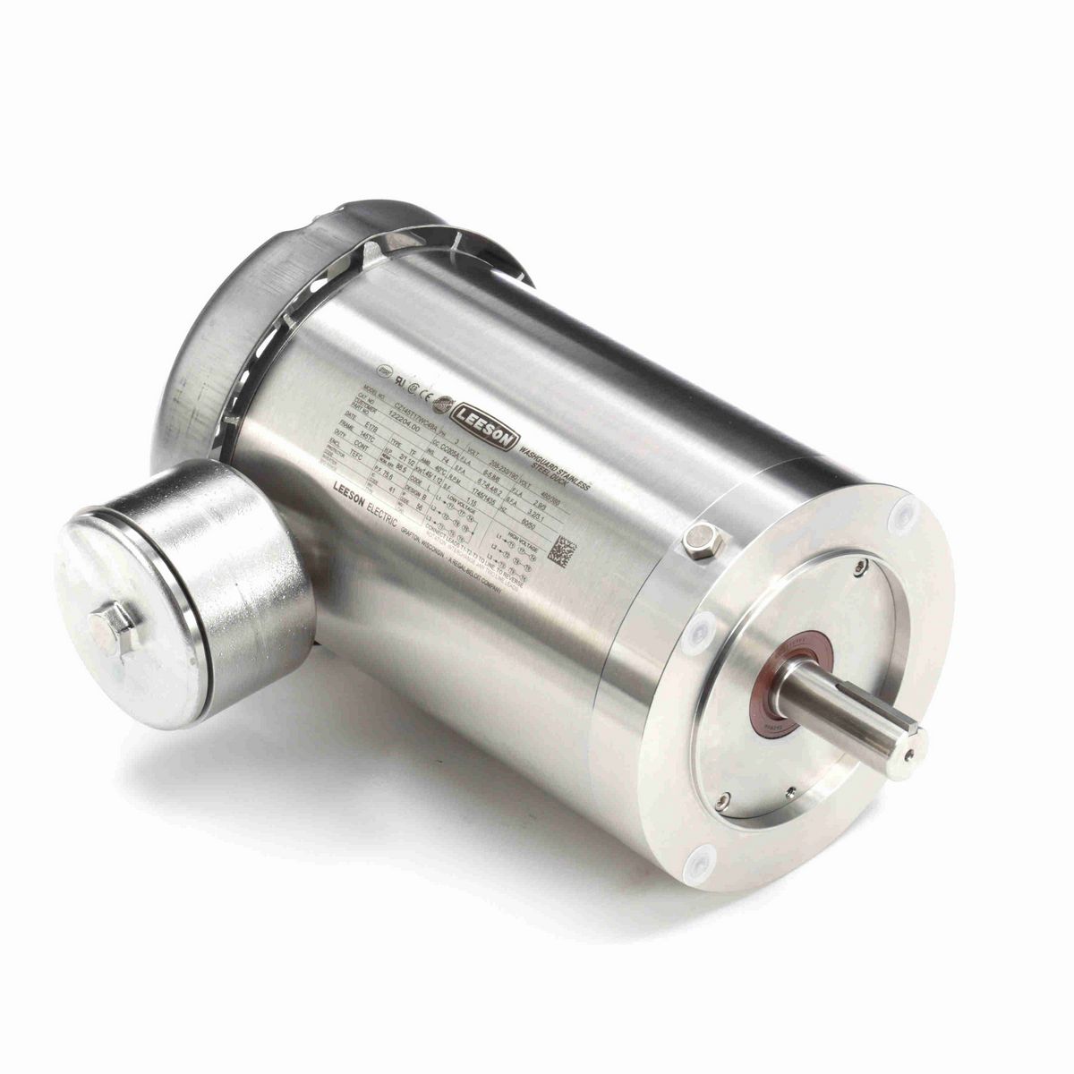 LEESON Premium Duck™ General Purpose Motor, 2 & 1.50 HP, 3 Ph, 60 & 50 Hz, 230/460 & 190/380 V, 1800 & 1500 RPM, 145TC Frame, TEFC - 122204.00
