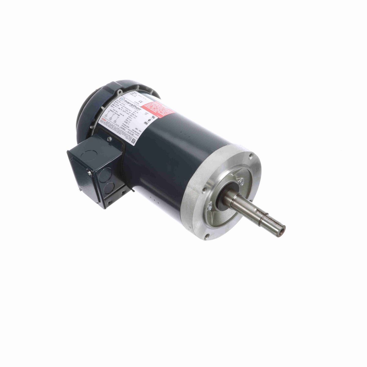 LEESON Close-Coupled Pump Motor, 2 HP, 3 Ph, 60 Hz, 575 V, 3600 RPM, 145JMV Frame, TEFC - GT5206
