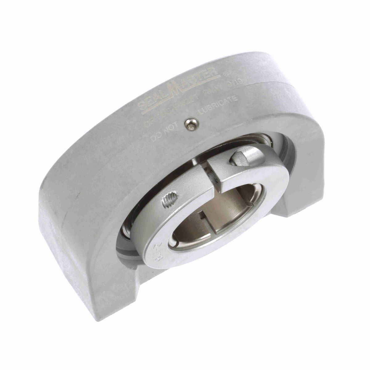 Sealmaster Mounted Composite Tapped Base Pillow Block Ball Bearing - 52100 Bearing Steel, Phosphorus Nickel Coated - Concentric Lock - Corrosion Resistant - Reduced Maintenance - Lubed for Life - CRTBC-PN23T RMW
