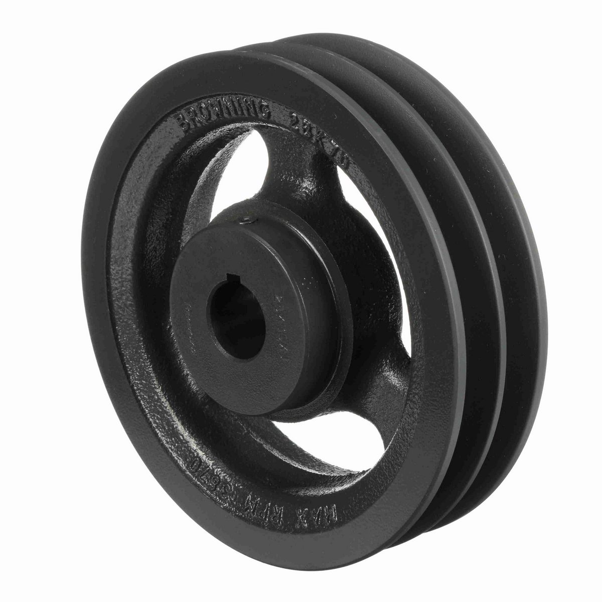 Browning 2 Groove Cast Iron FHP - Finished Bore Sheave - 2BK70X1