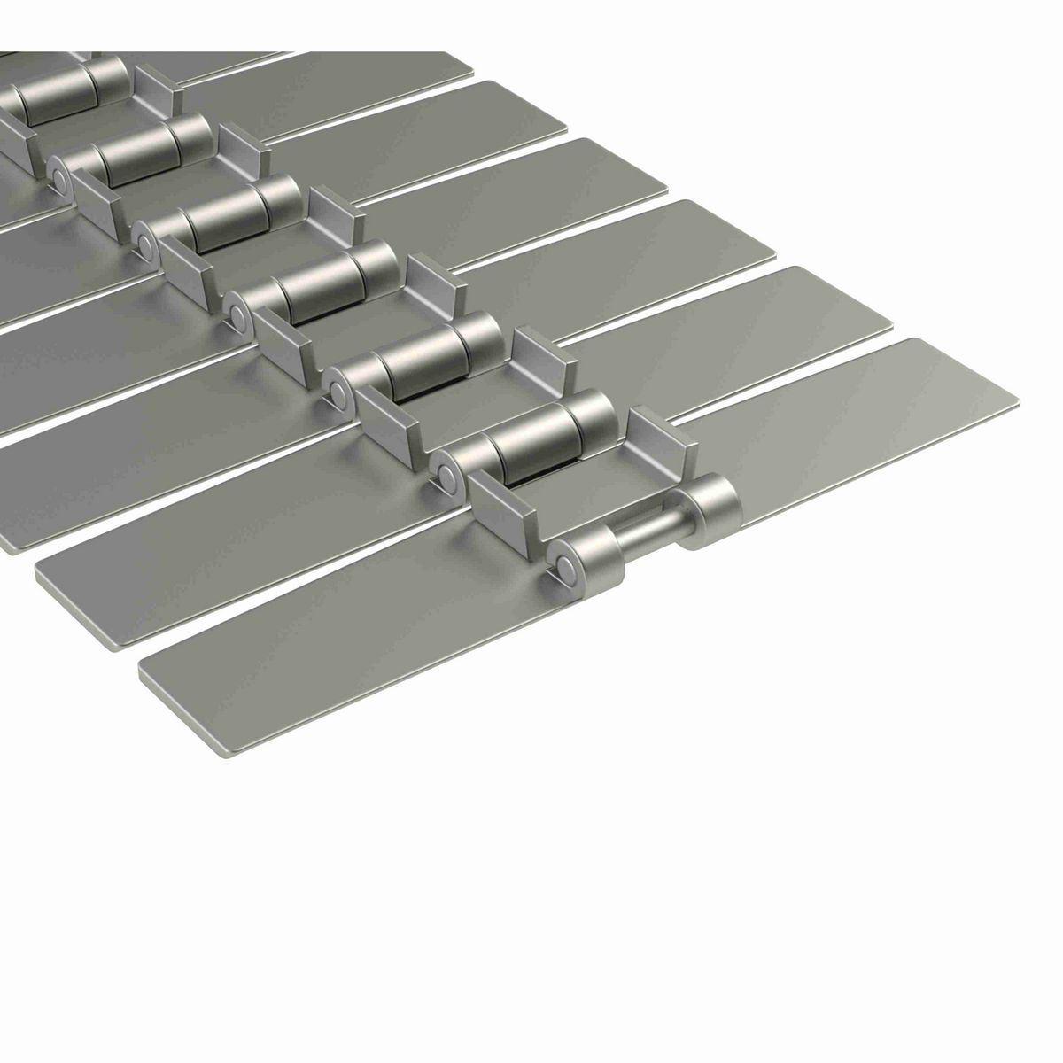 Rexnord 881B Side-flexing Solid Top, Material: Carbon Steel, Width: 7.5in, Pitch: 1.5in - 765.92.72