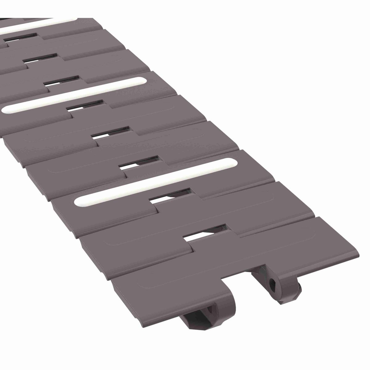 Rexnord 880TAB RubberTop® Side-flexing RubberTop®, Material: Brown High Performance, Width: 4.5in, Pitch: 1.5in - 81416322