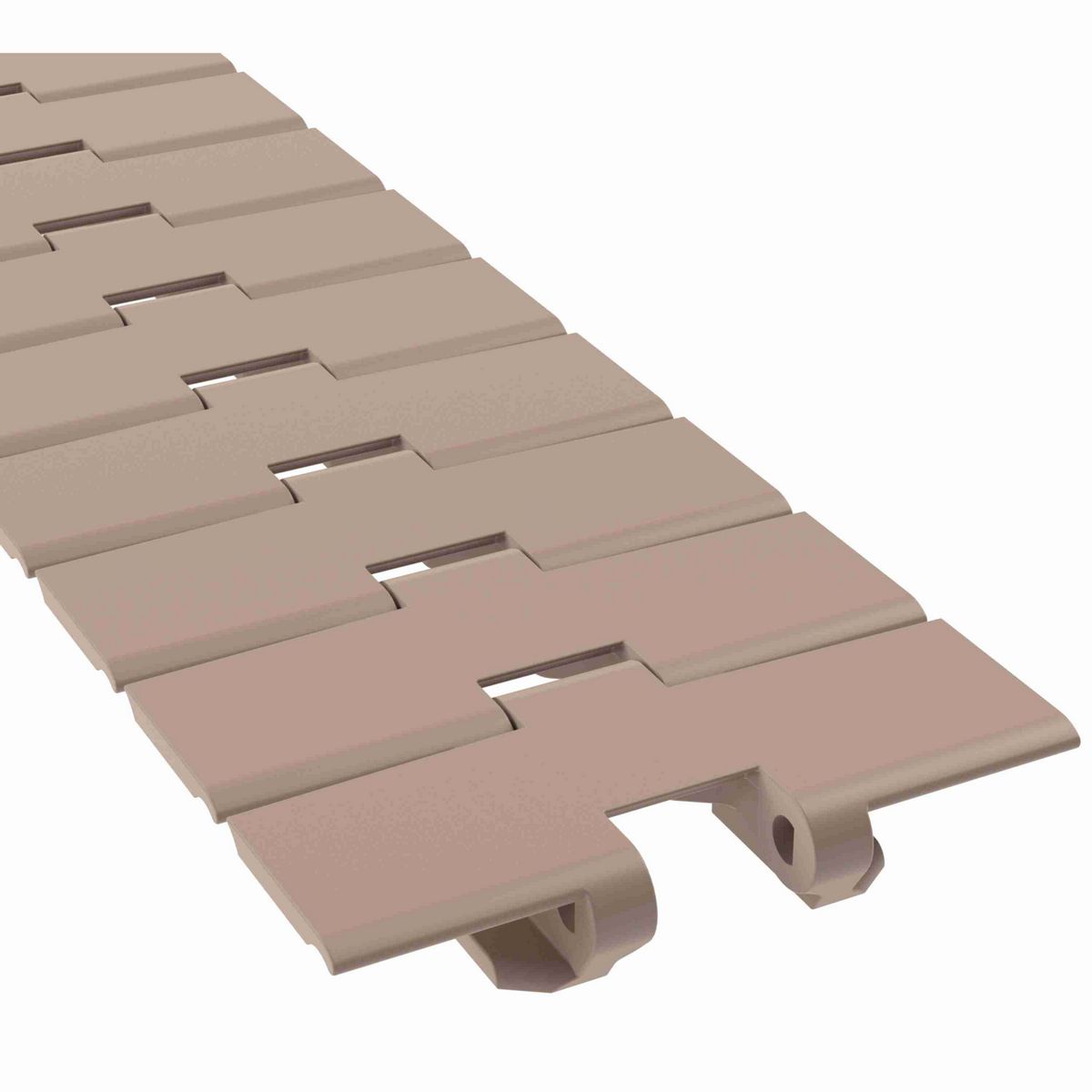 Rexnord 880TAB Side-flexing Solid Top, Material: Tan Low Friction, Width: 4.5in, Pitch: 1.5in - LF880TK4-1/2