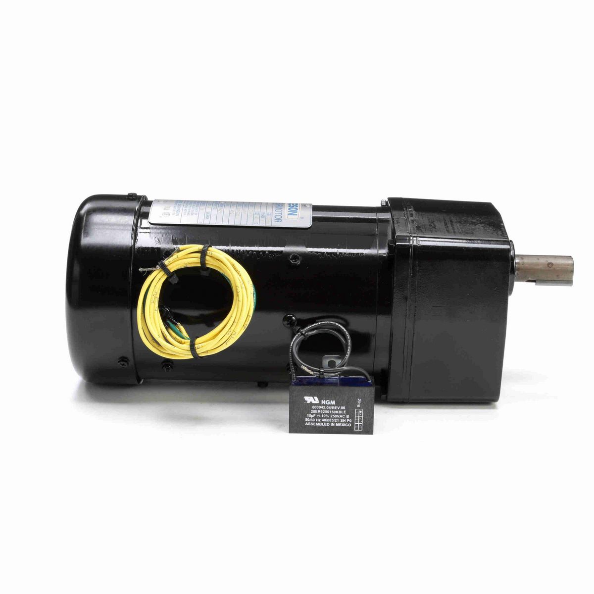 LEESON Parallel Shaft Gearmotor, 0.16 HP, 1 Ph, 60 Hz, 110 V, 29 RPM, P42Y Frame, TEFC - 096004.00