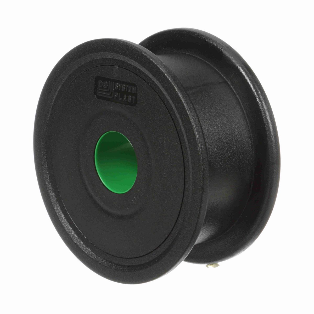 System Plast 820 Series Solid One Piece Molded Sprocket with 21 Teeth and a 1-1/4in Round Idler Bore - 820-21R1.25-WL