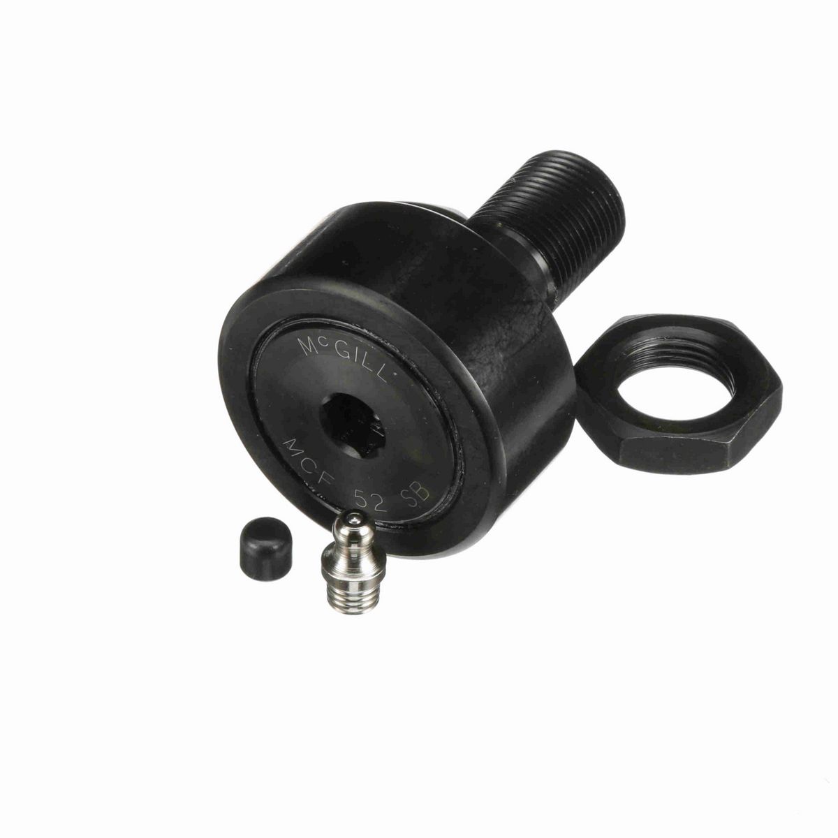 Опорный ролик с цапфой McGill CAMROL MCF 52 SB, бочкообразный, с уплотнением, с шестигранным отверстием, метрический