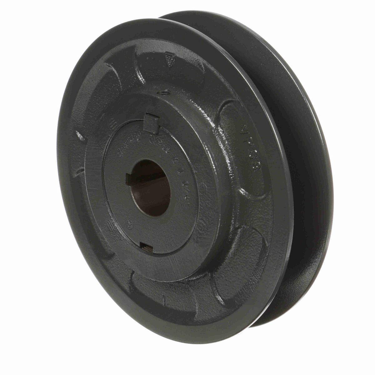 Browning 1 Groove Cast Iron Finish Bore FHP Variable Pitch Sheave - 1VP68X 1 1/8