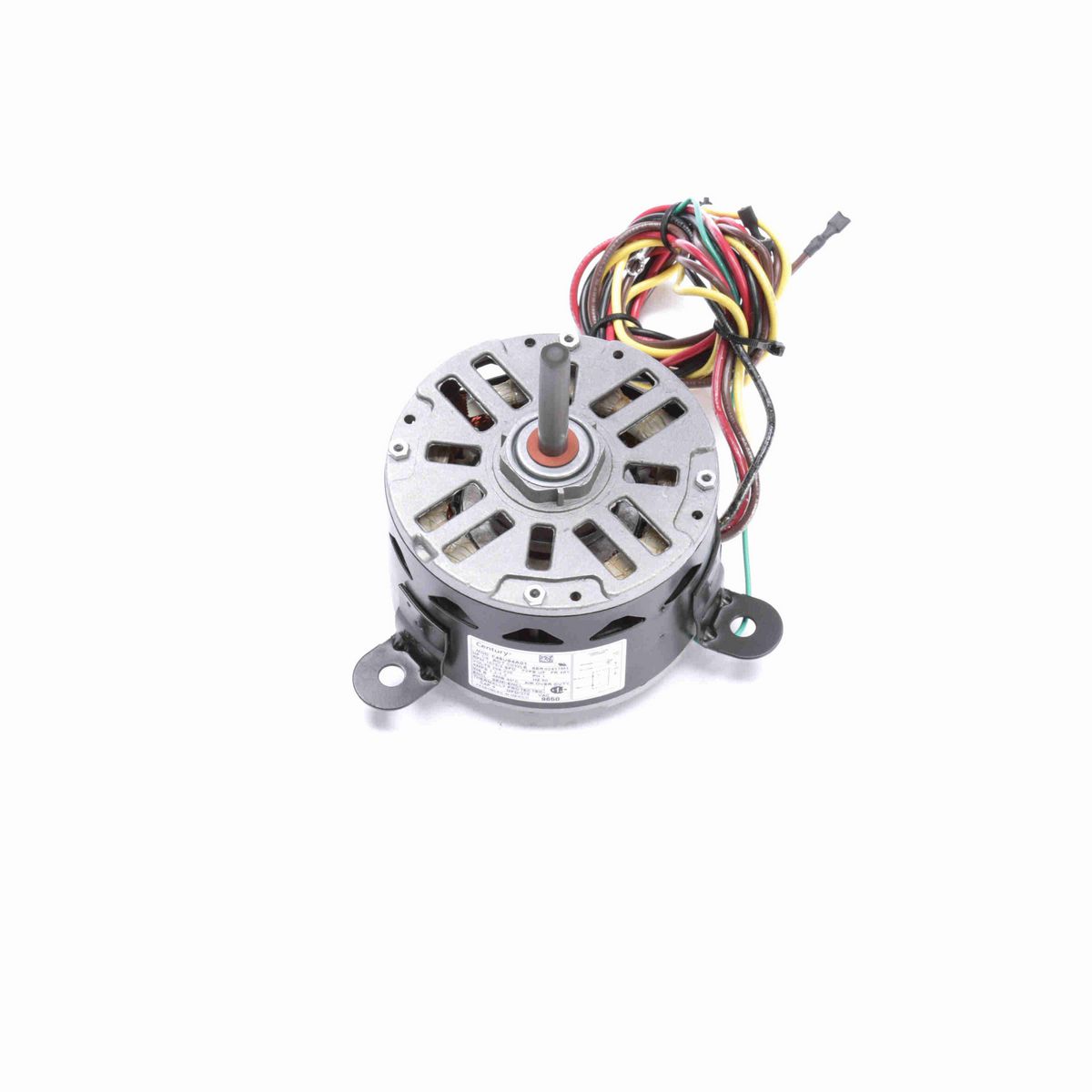 Century OEM Replacement Motor, 1/6 HP, 1 Ph, 60 Hz, 208-230 V, 1075 RPM, 2 Speed, 48 Frame, SEMI ENCL - 9650