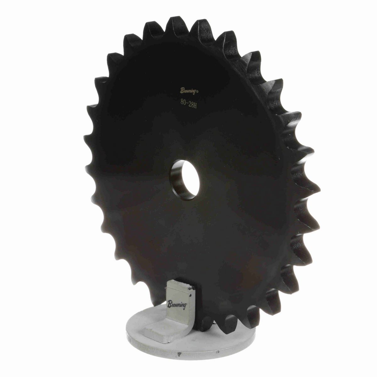 Browning Steel Minimum Plain Bore Roller Chain Sprocket - 80A28