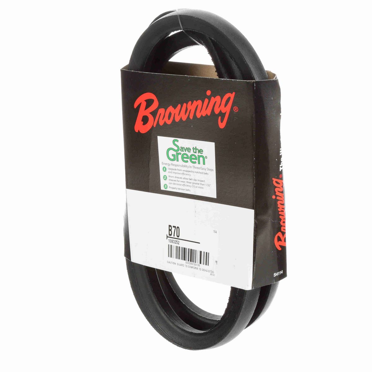 Browning Neoprene Wrapped Belt 95% Efficient - B70