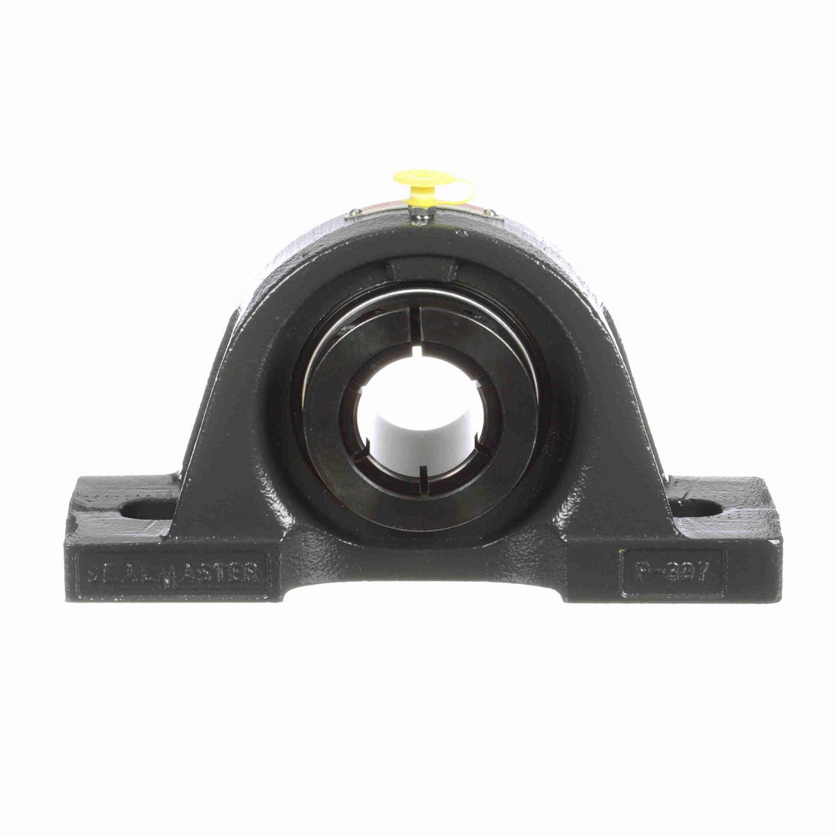 Sealmaster Mounted Cast Iron Two Bolt Pillow Block Ball Bearing - 52100 Bearing Steel, Black Oxided - Concentric Lock - MP-24T