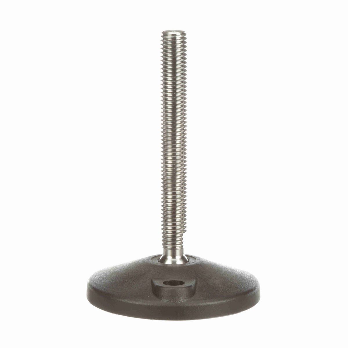 System Plast Fixed Plastic Leveler; Series: VG-511, Base Diameter: 4, Spindle Length: 4.6-in, Thread: 5/8-11 - VG-511-03-S58-L5T