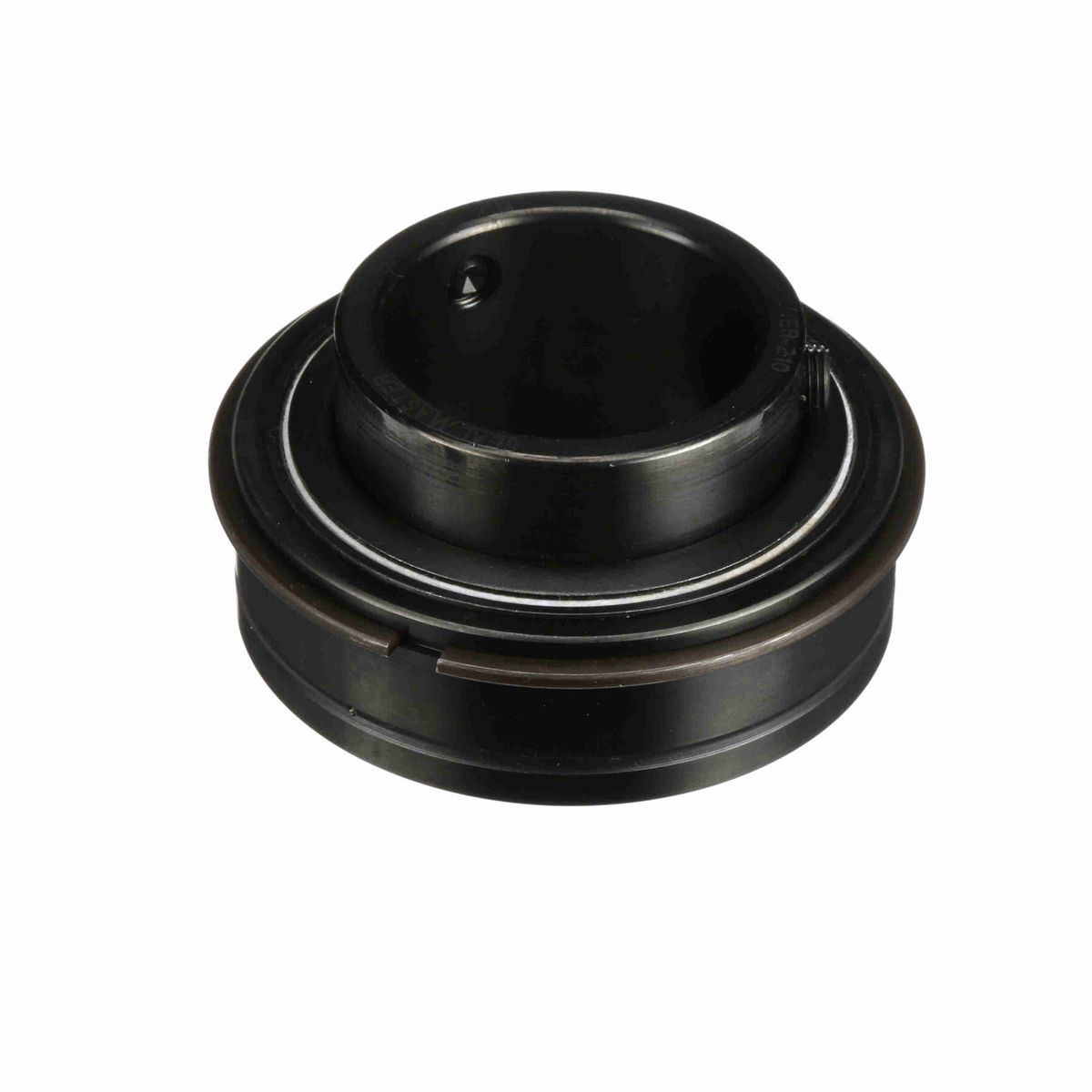 Sealmaster Mounted Insert Only Ball Bearing - 52100 Bearing Steel, Black Oxided - Setscrew Lock - ER-210
