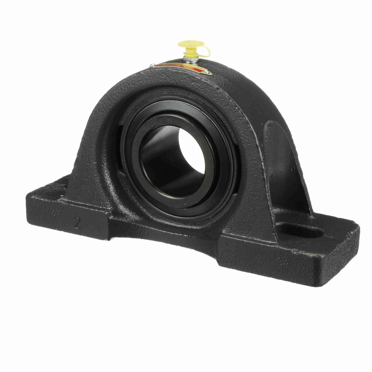 Sealmaster Mounted Cast Iron Two Bolt Pillow Block Ball Bearing - 52100 Bearing Steel, Black Oxided - Setscrew Lock - MP-32