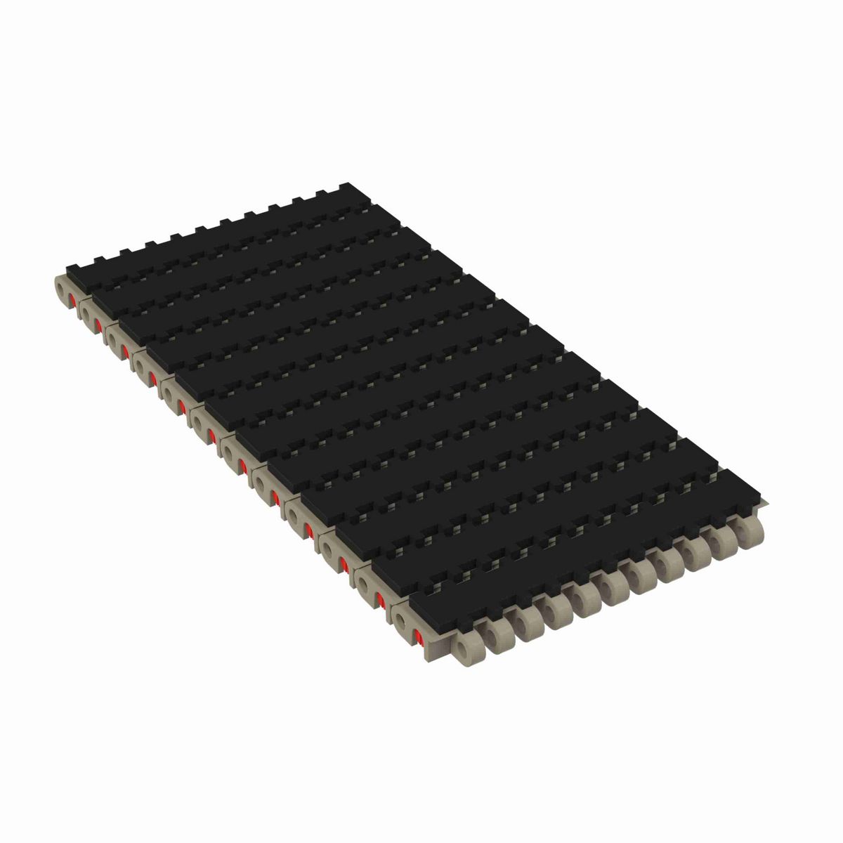 Rexnord 7705 SuperGrip™ Straight Running SuperGrip™, Material: Grey Tough Composite, Width: 6in, Pitch: 1in - 81447682