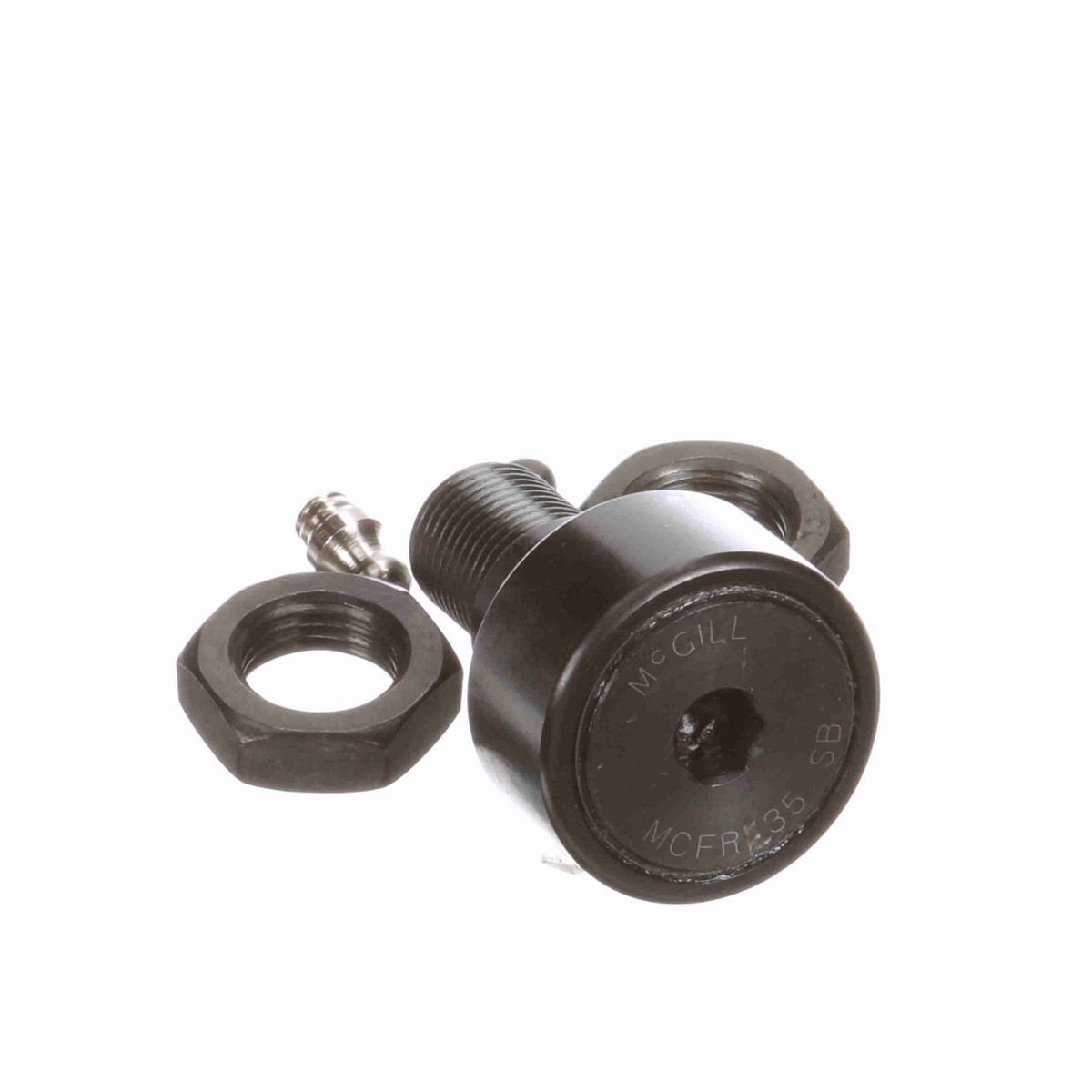 Опорный ролик с цапфой McGill CAMROL MCFRE 35 SB, бочкообразный, с уплотнением, с шестигранным отверстием, метрический