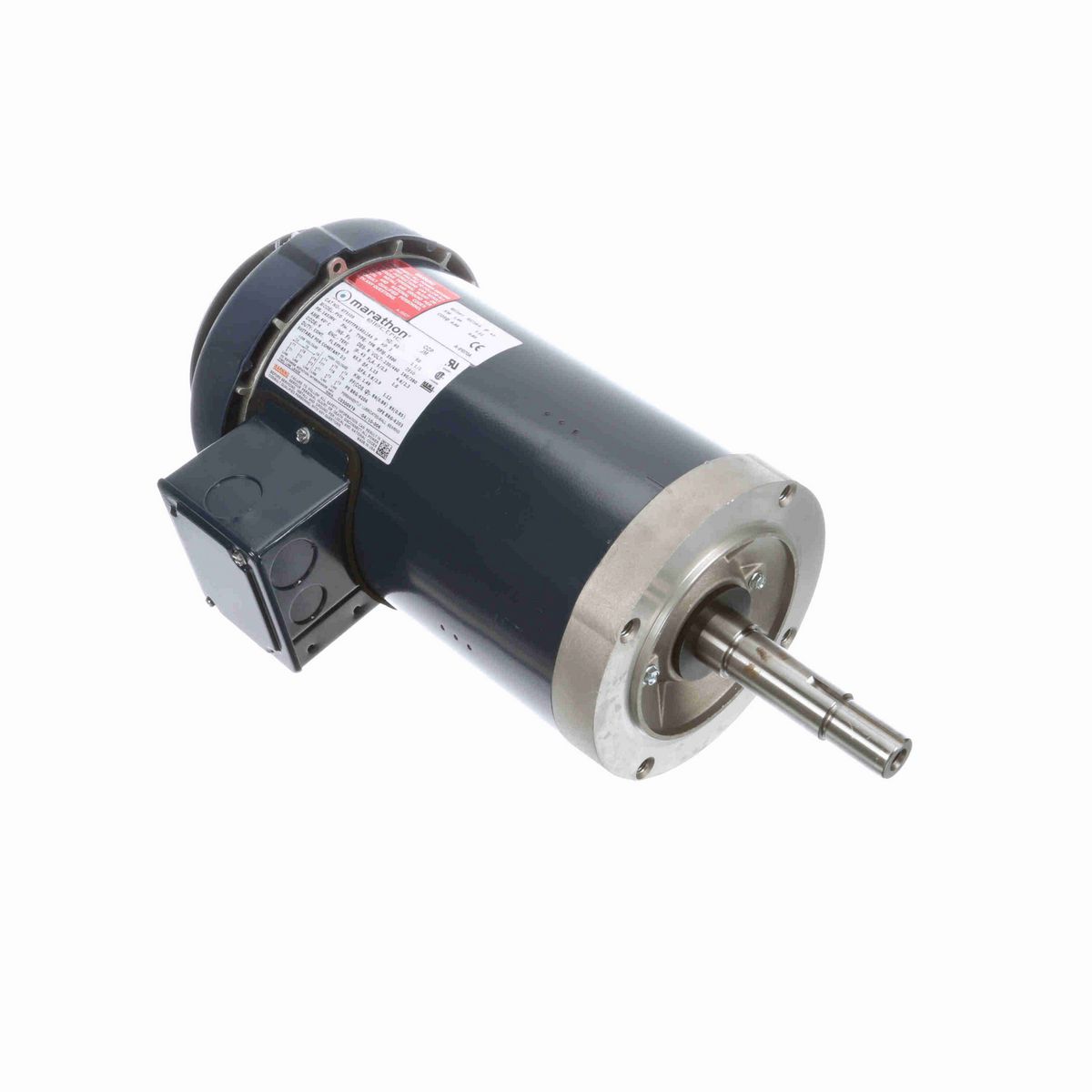 LEESON Close-Coupled Pump Motor, 2 & 1.50 HP, 3 Ph, 60 & 50 Hz, 230/460 & 190/380 V, 3600 & 3000 RPM, 145JMV Frame, TEFC - GT5106