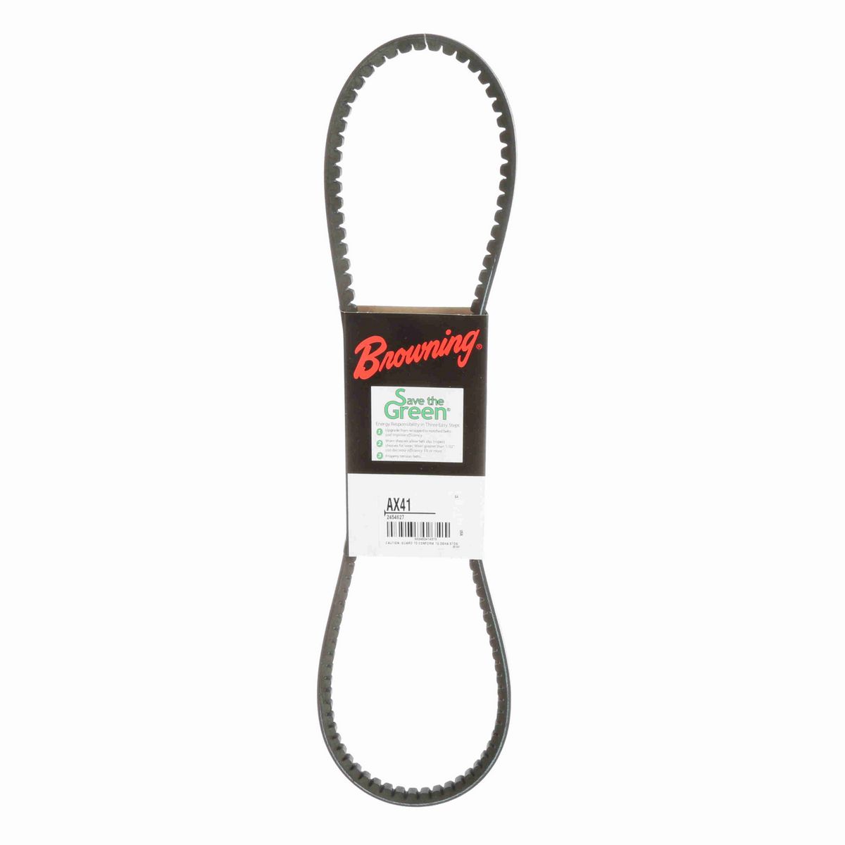 Browning EPDM Notched Belt 98% Efficient - AX41