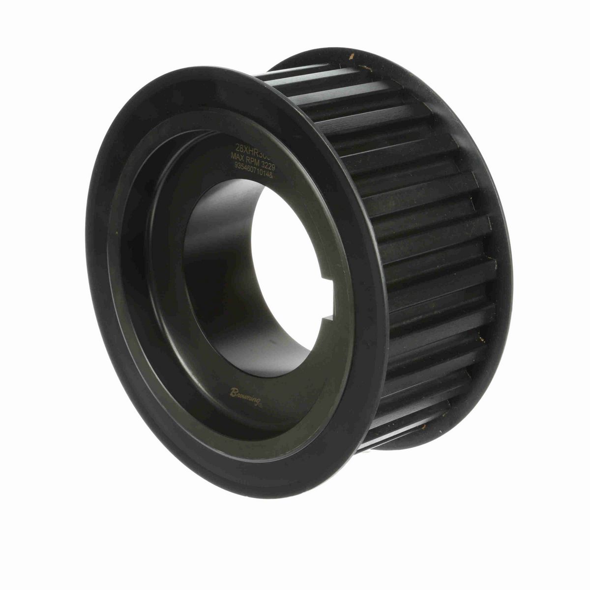 Browning Steel Bushed Bore Gearbelt Pulley - 28XHR300