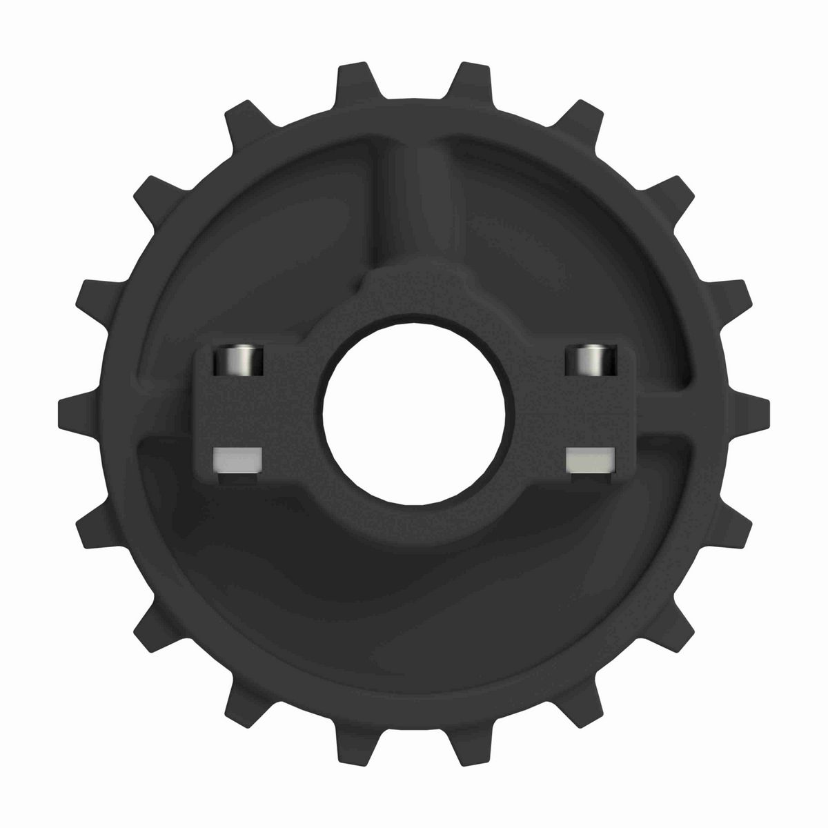 Rexnord 7700 Series Split Molded Nylon Sprocket with 18 Teeth and 40mm Round Idler Bore - 614-60-41