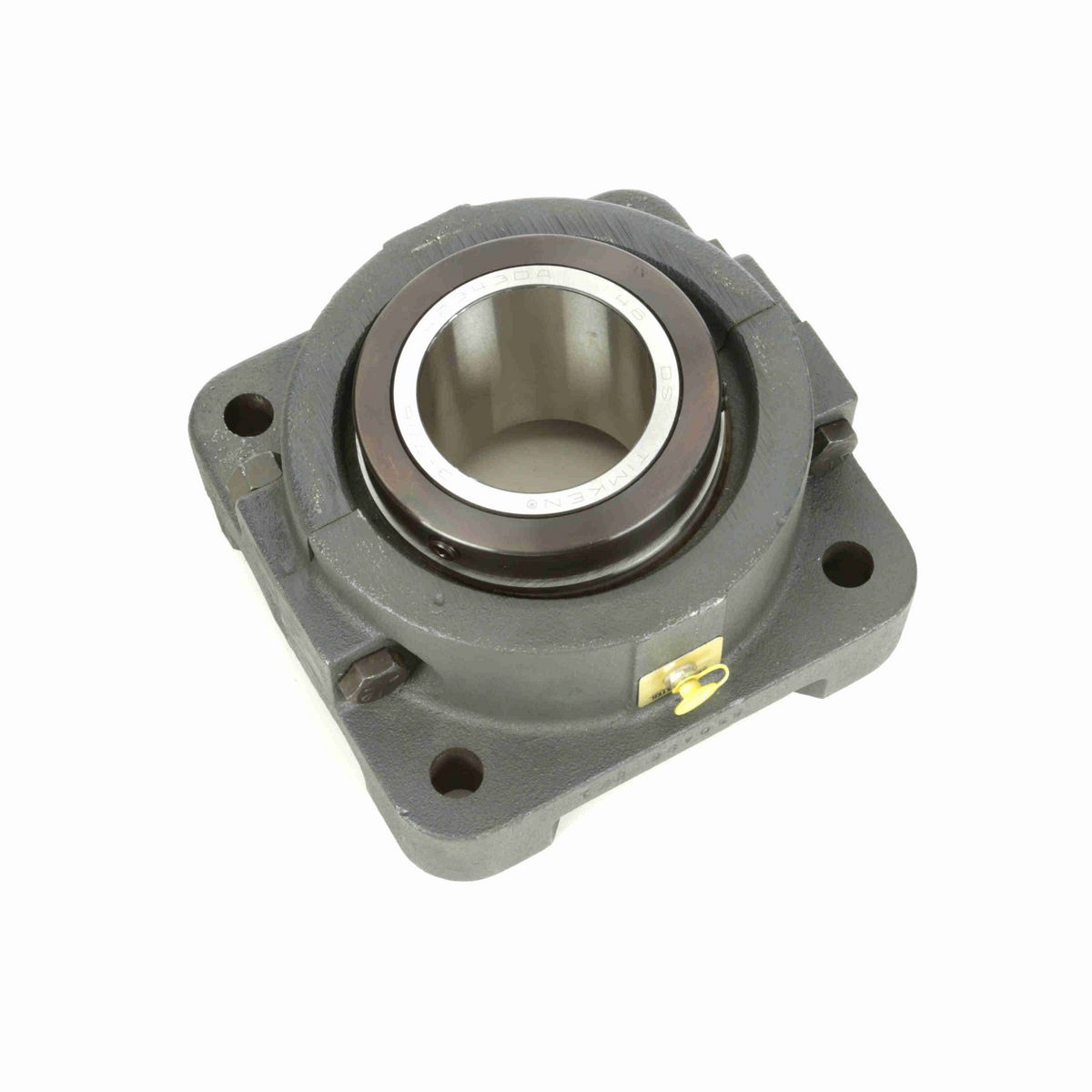 Sealmaster Mounted Cast Iron Four Bolt Flange Tapered Roller - 52100 Bearing Steel - Collar Mount Lock - RFBA 307C