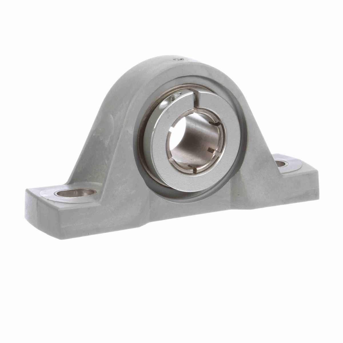 Sealmaster Mounted Composite Two Bolt Pillow Block Ball Bearing - 52100 Bearing Steel, Phosphorus Nickel Coated - Concentric Lock - Corrosion Resistant - Reduced Maintenance - Lubed for Life - CRPC-PN12T RMW